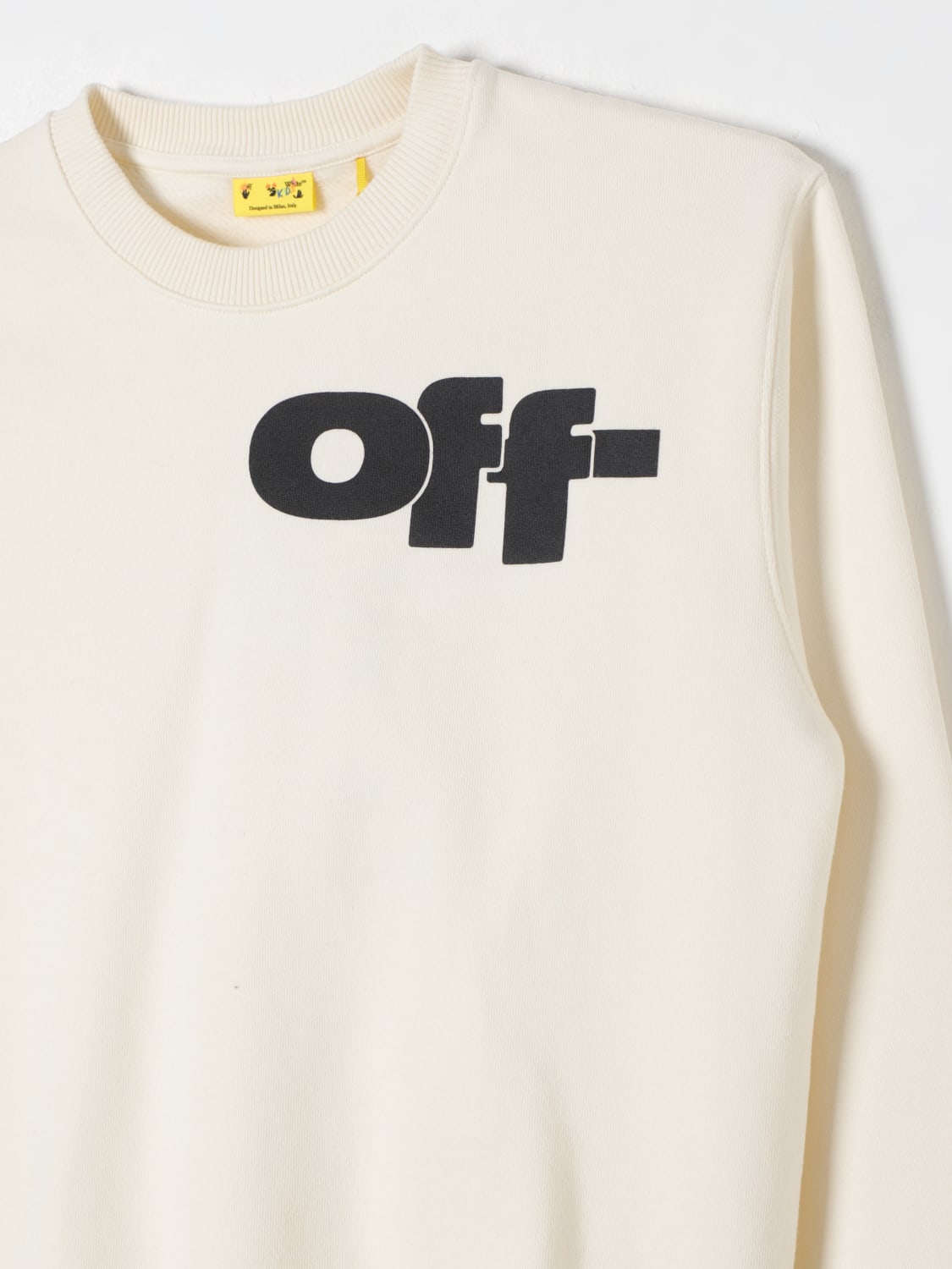 OFF-WHITE KIDS 스웨터: 스웨터 남아 Off-white Kids, 화이트 - Img 3