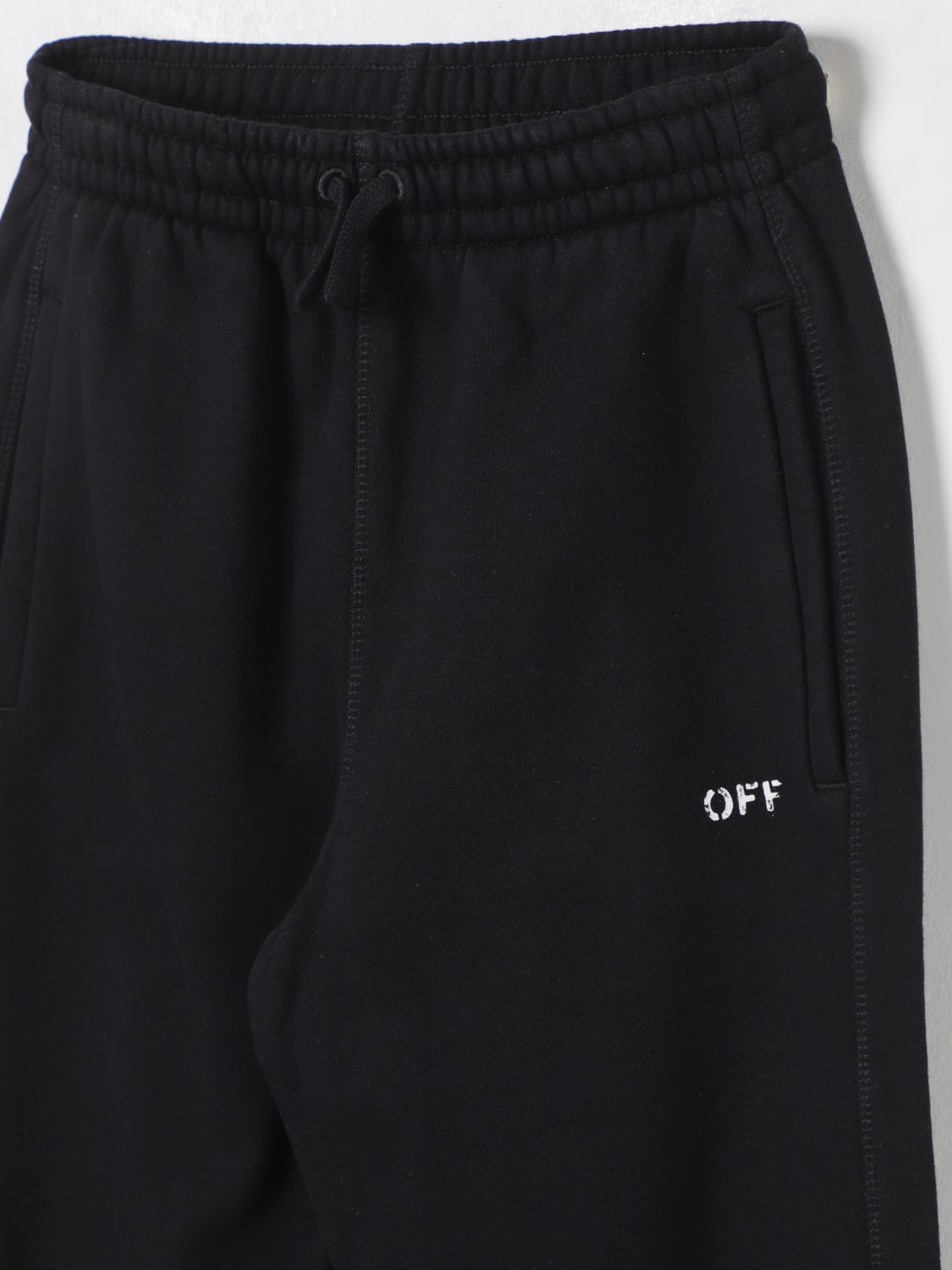 OFF-WHITE KIDS PANTS: Pants kids Off-white Kids, Black - Img 3