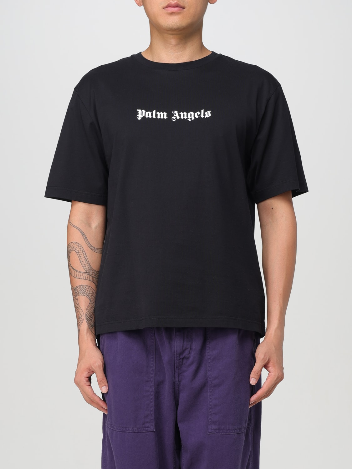 PALM ANGELS T-SHIRT: T-shirt men Palm Angels, Black - Img 1