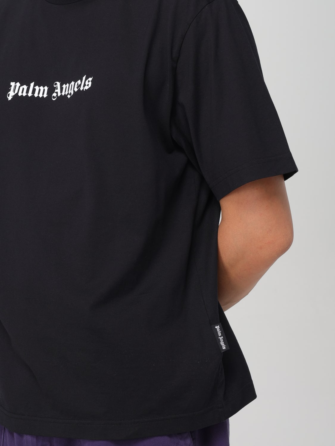 PALM ANGELS ФУТБОЛКА: Футболка Мужское Palm Angels, Черный - Img 4