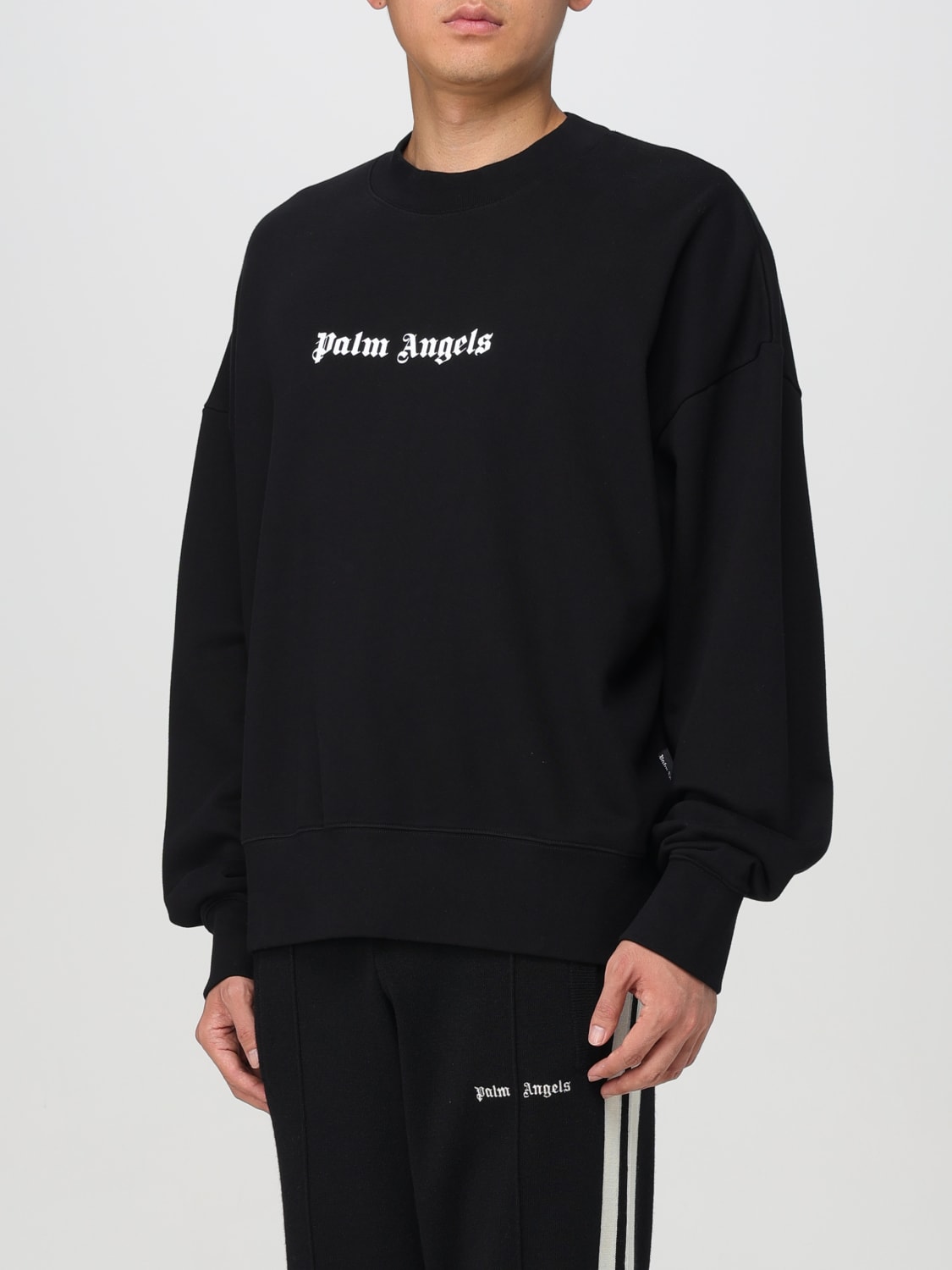 PALM ANGELS SWEATSHIRT: Sweatshirt men Palm Angels, Black - Img 4