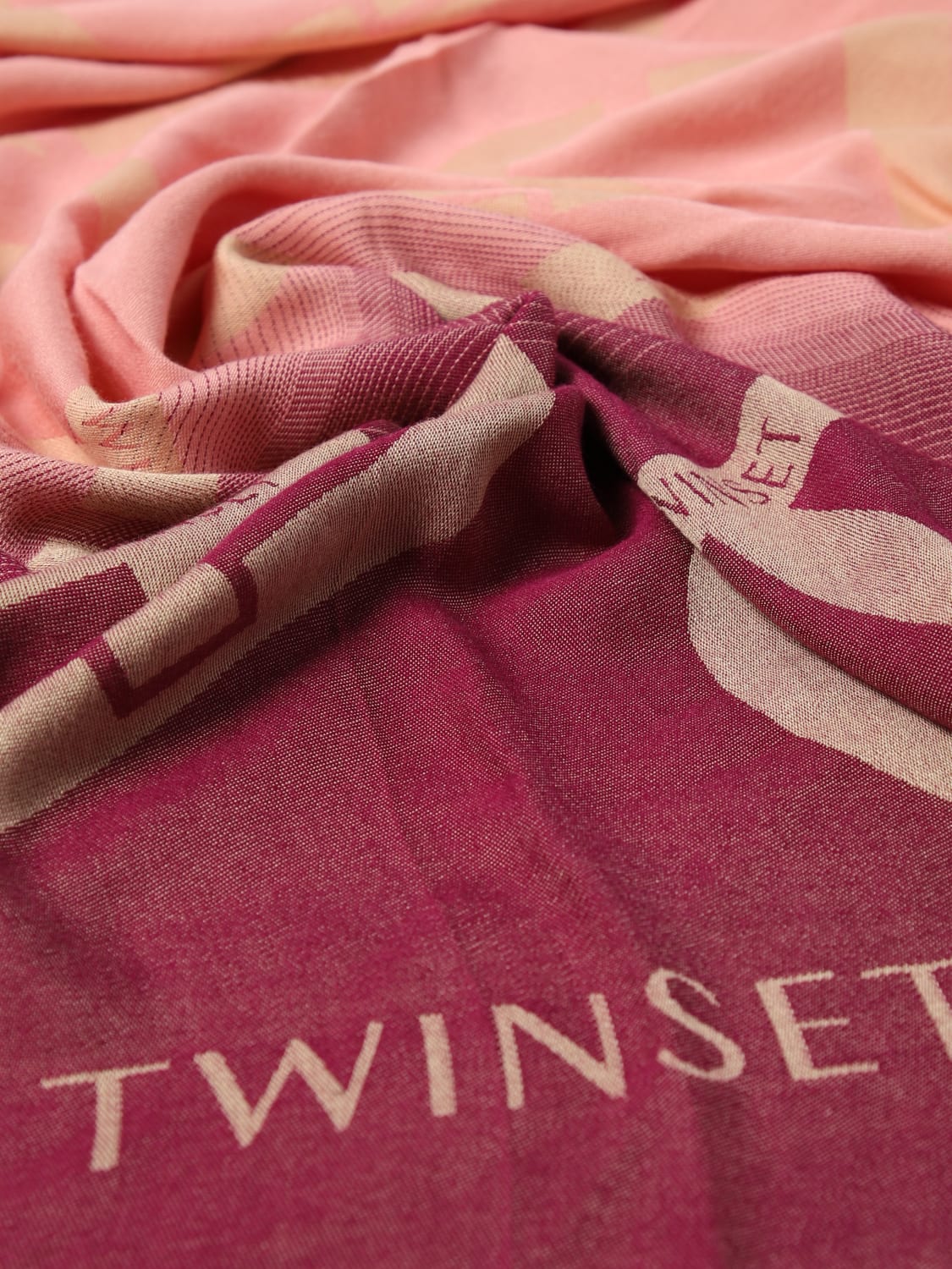 TWINSET SCARF: Scarf woman Twinset, Pink - Img 3