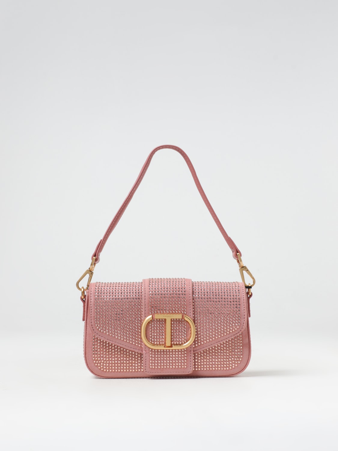 TWINSET MINI BAG: Shoulder bag woman Twinset, Pink - Img 1