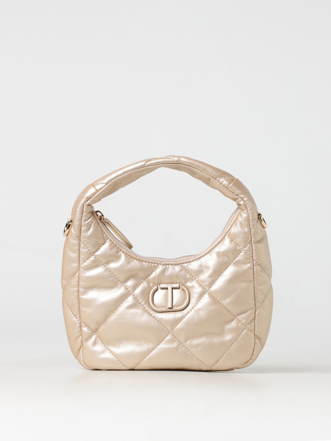 TWINSET MINI BAG: Shoulder bag woman Twinset, Gold - Img 1