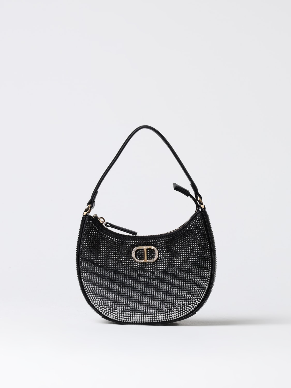 TWINSET MINI BAG: Shoulder bag woman Twinset, Black - Img 1