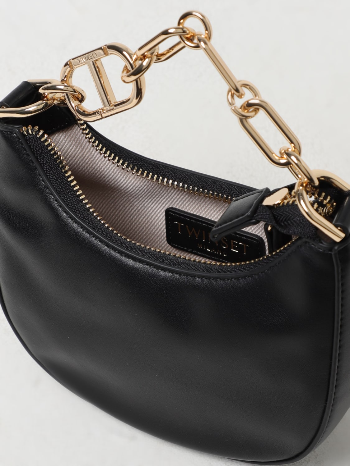 TWINSET MINI BAG: Shoulder bag woman Twinset, Black - Img 3