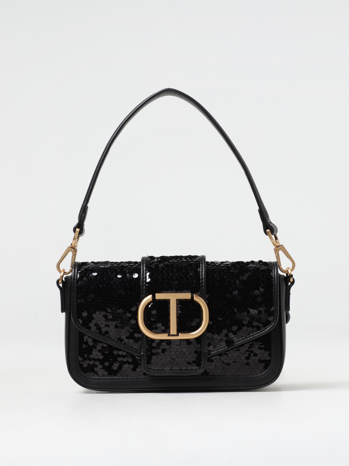 TWINSET MINI BAG: Shoulder bag woman Twinset, Black - Img 1