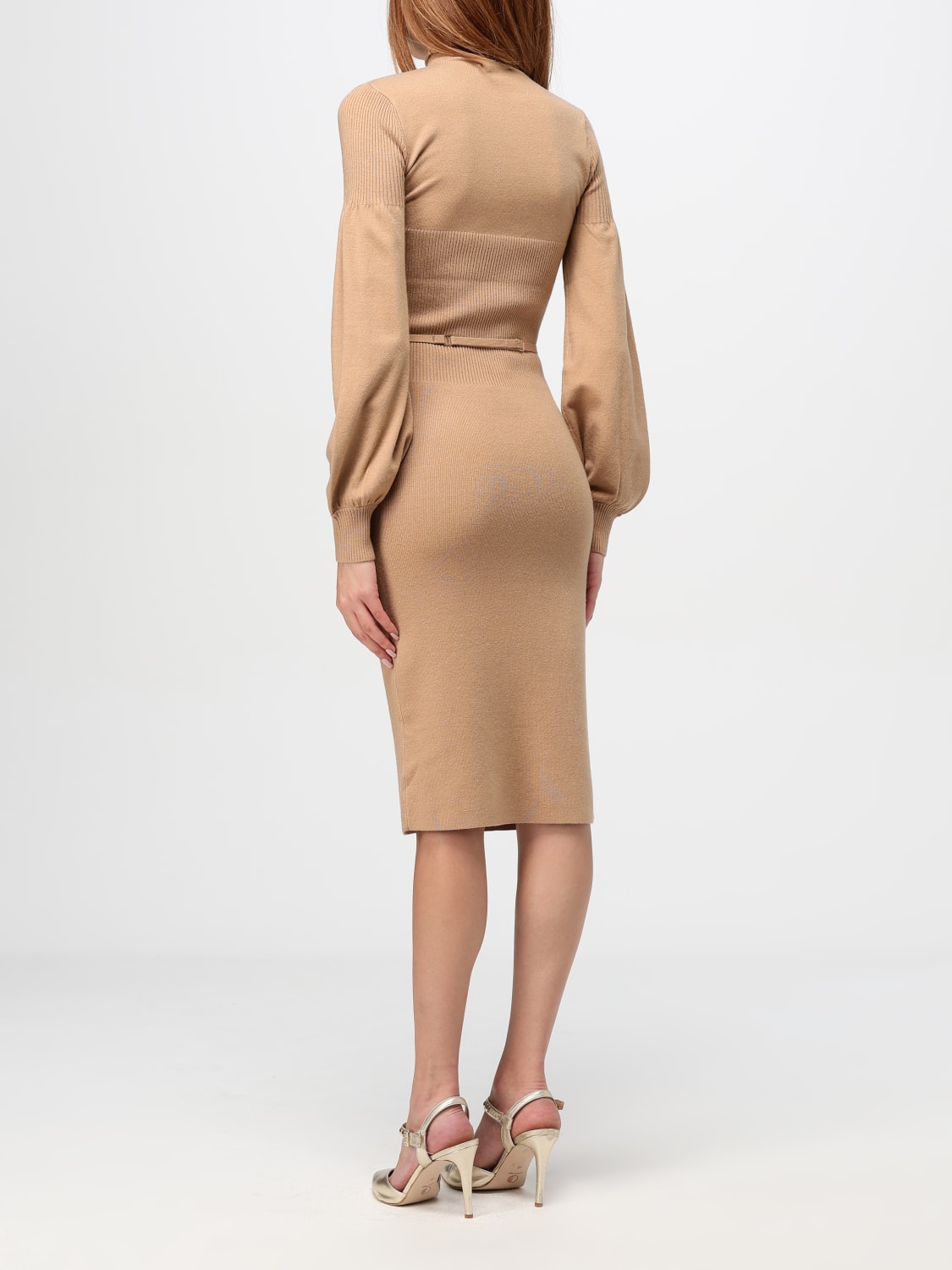 TWINSET DRESS: Dress woman Twinset, Camel - Img 2