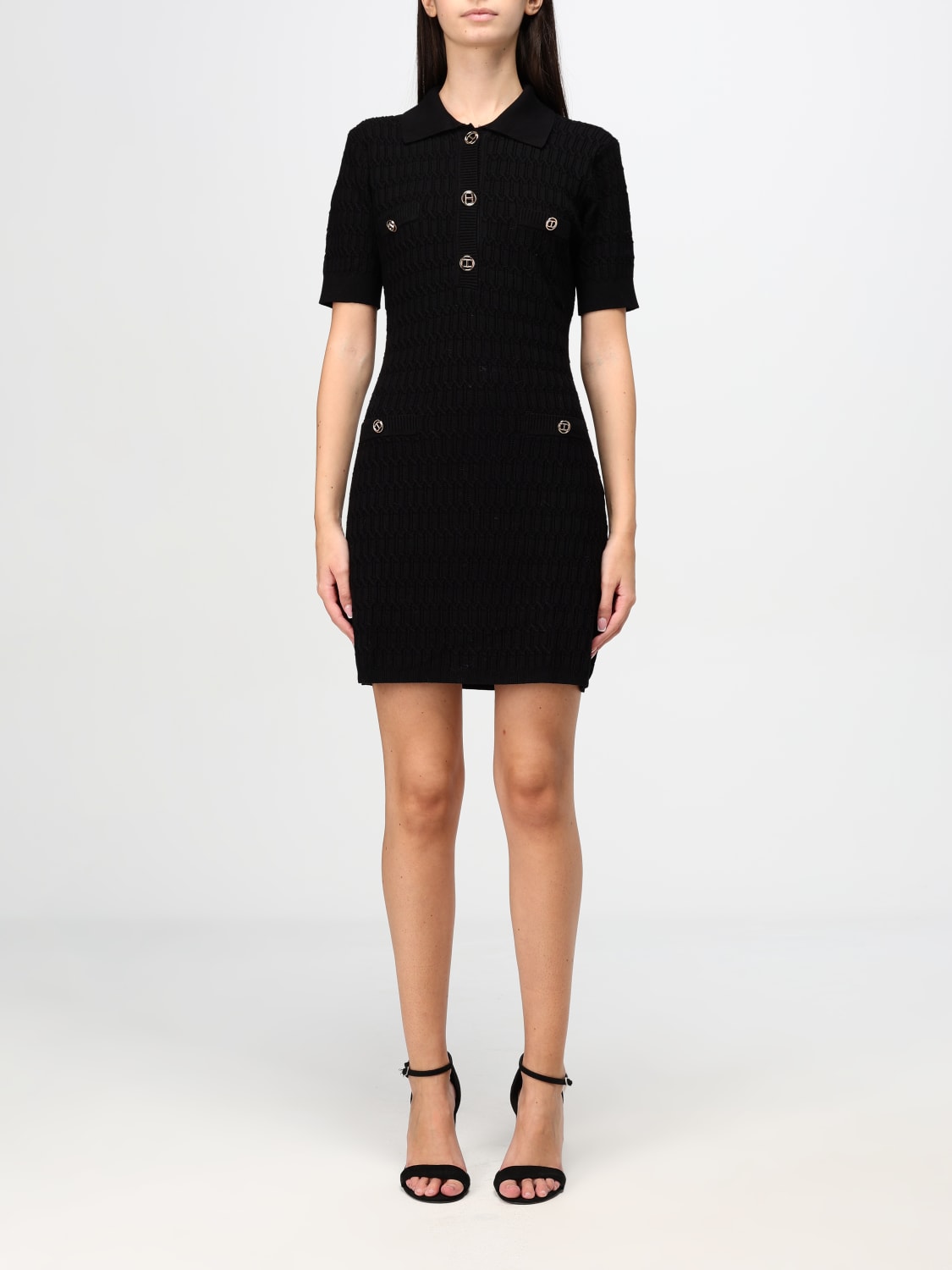 TWINSET DRESS: Dress woman Twinset, Black - Img 1