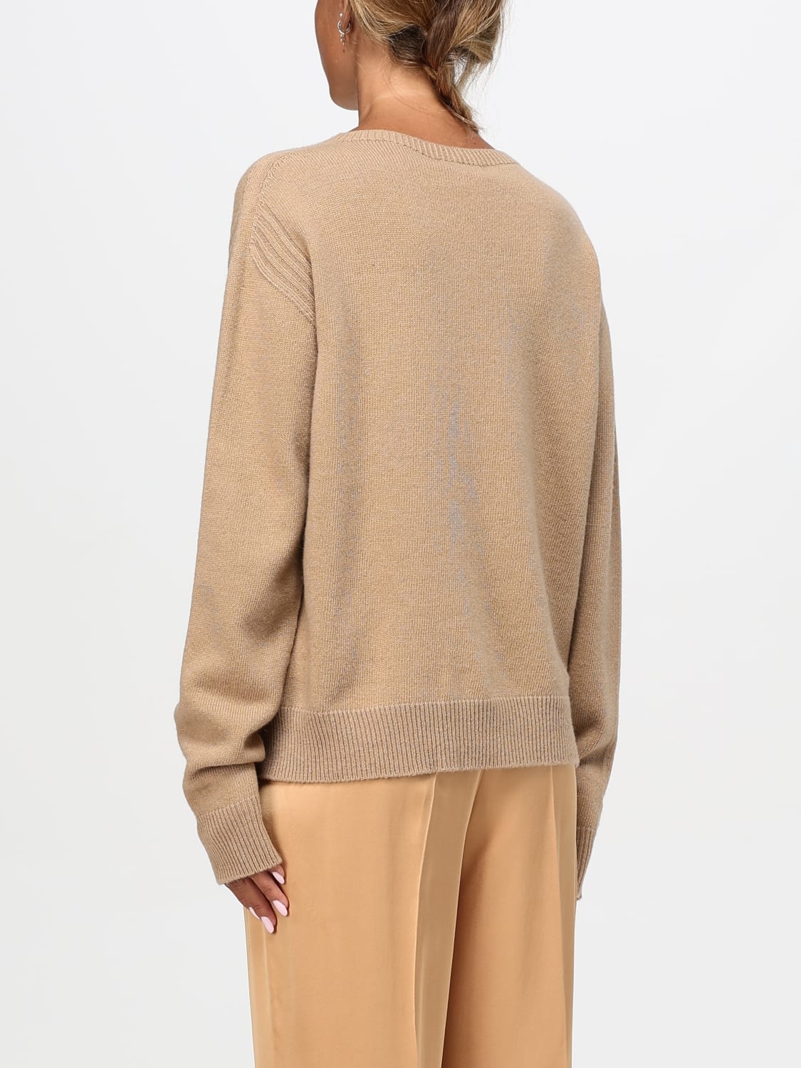 TWINSET SWEATER: Sweater woman Twinset, Camel - Img 2