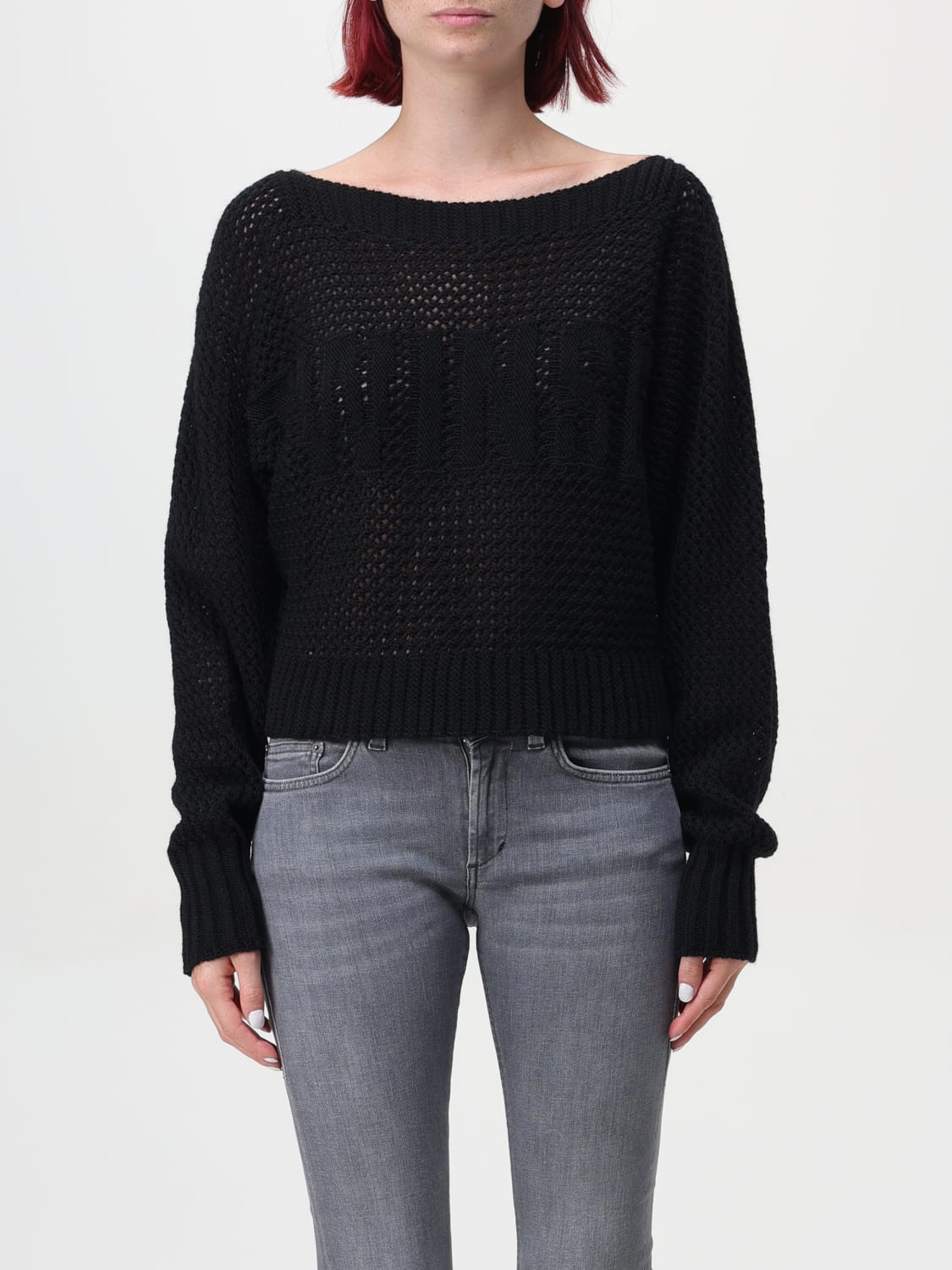 TWINSET SWEATER: Sweater woman Twinset, Black - Img 1