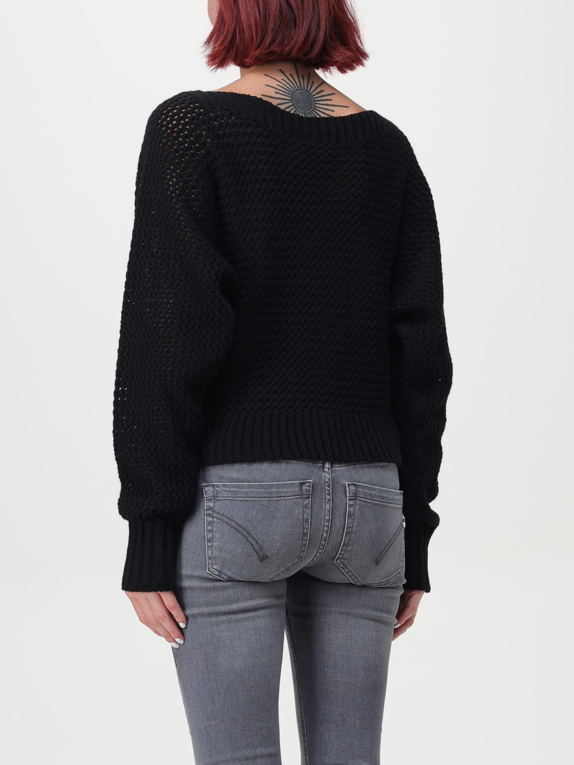 TWINSET SWEATER: Sweater woman Twinset, Black - Img 2