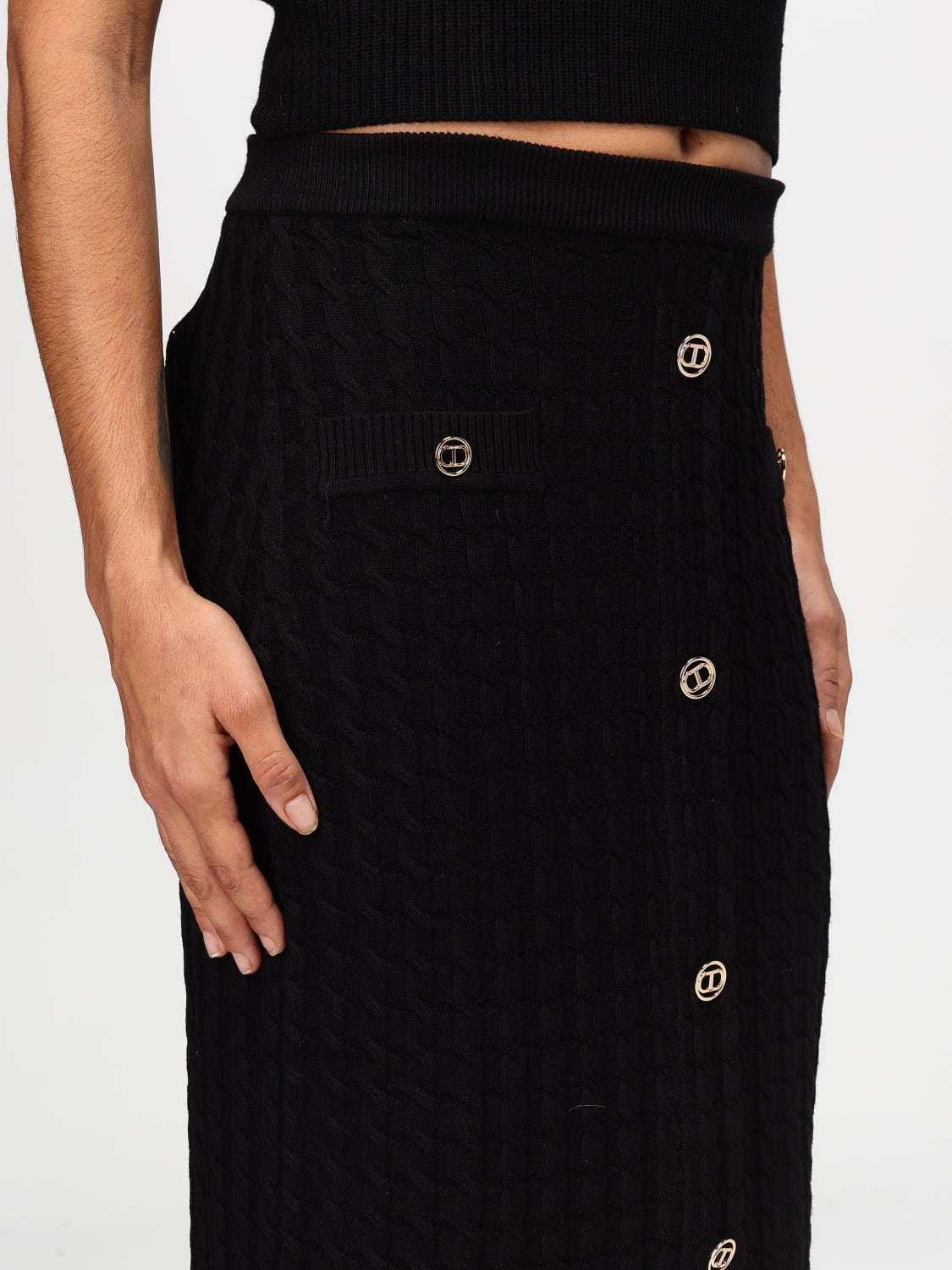 TWINSET SKIRT: Skirt woman Twinset, Black - Img 3