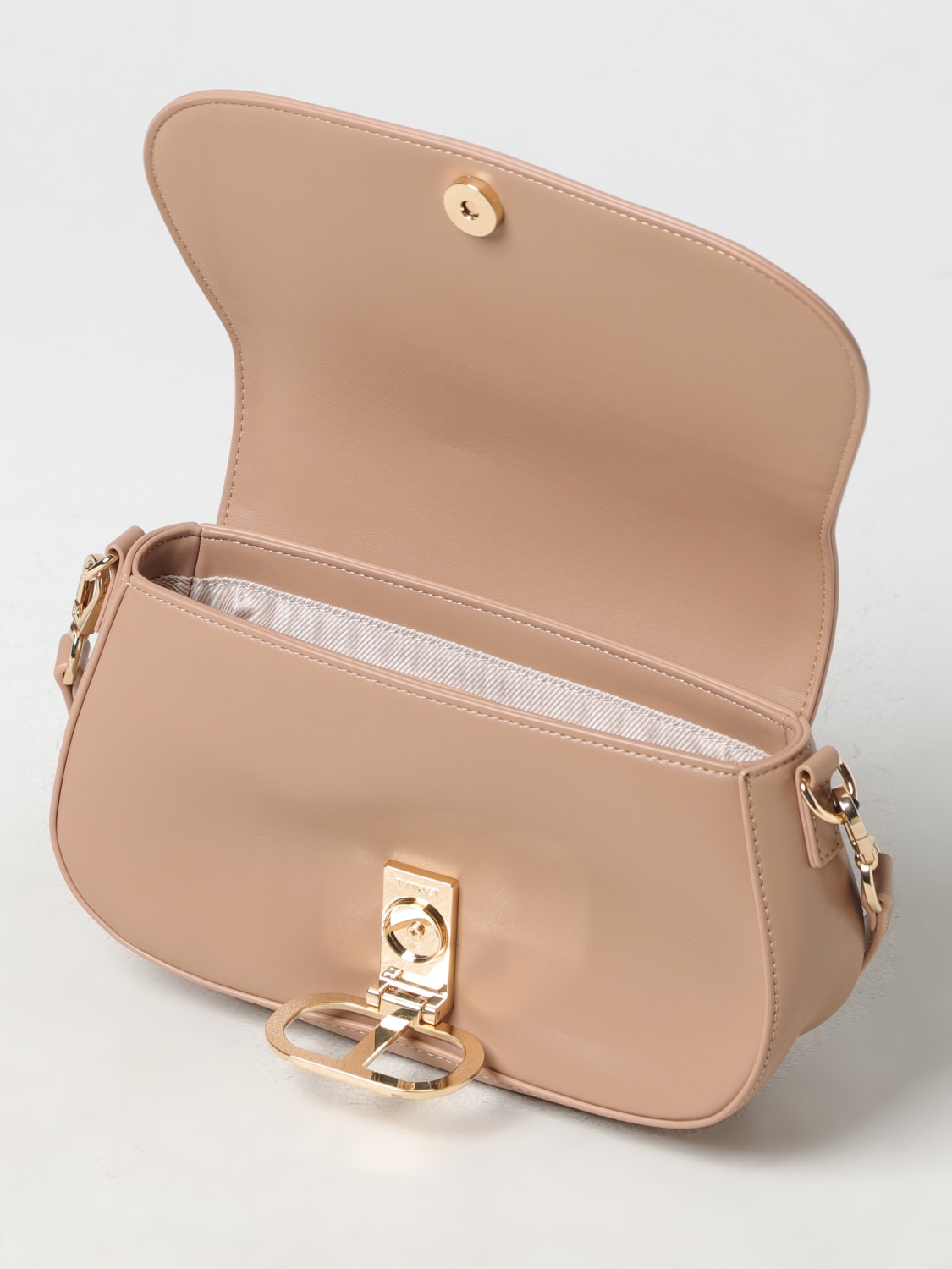 TWINSET BORSA A SPALLA: Borsa Twinset in pelle sintetica , Beige - Img 3