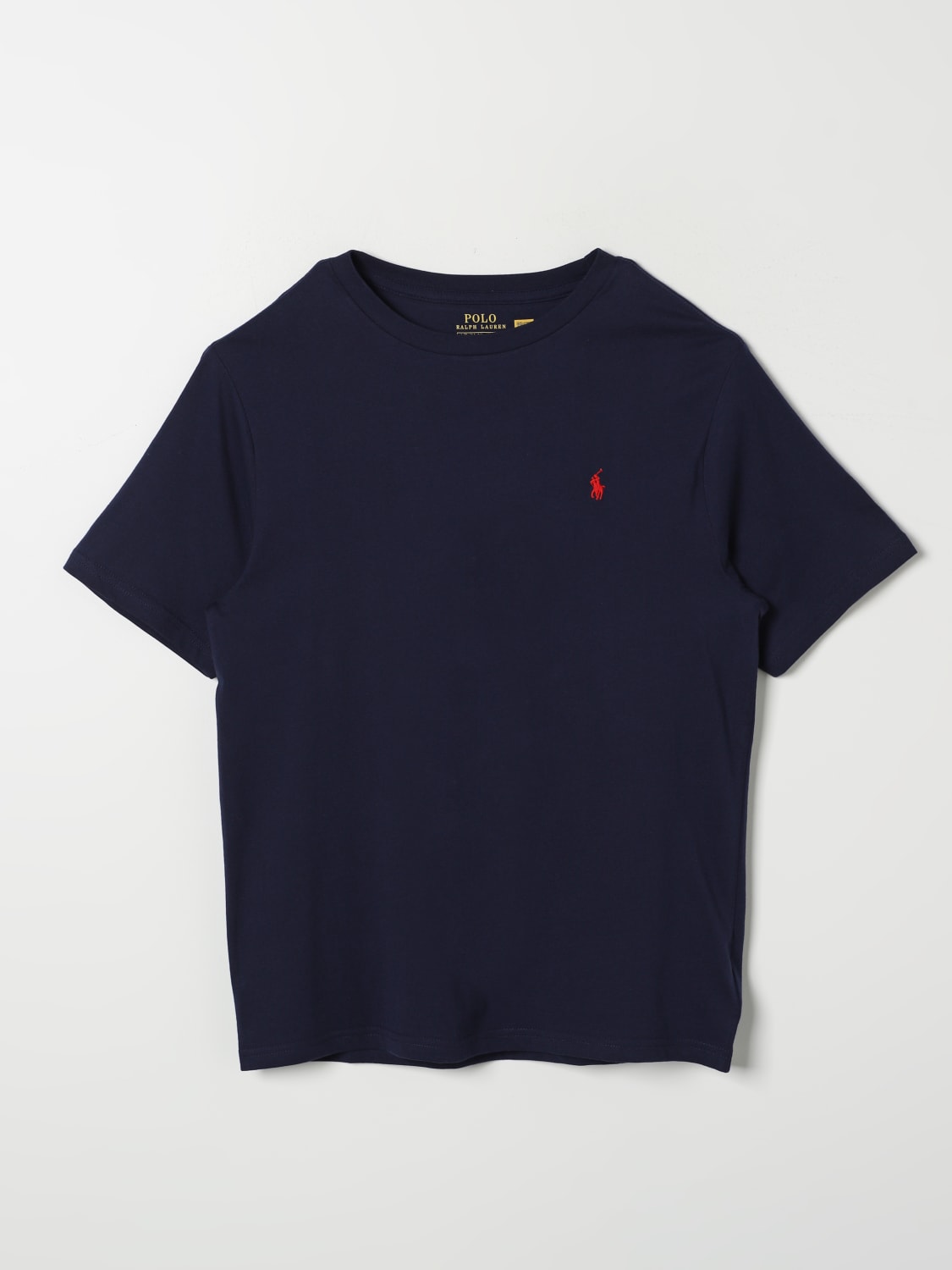 POLO RALPH LAUREN T-SHIRT: T-shirt enfant Polo Ralph Lauren, Bleu - Img 1