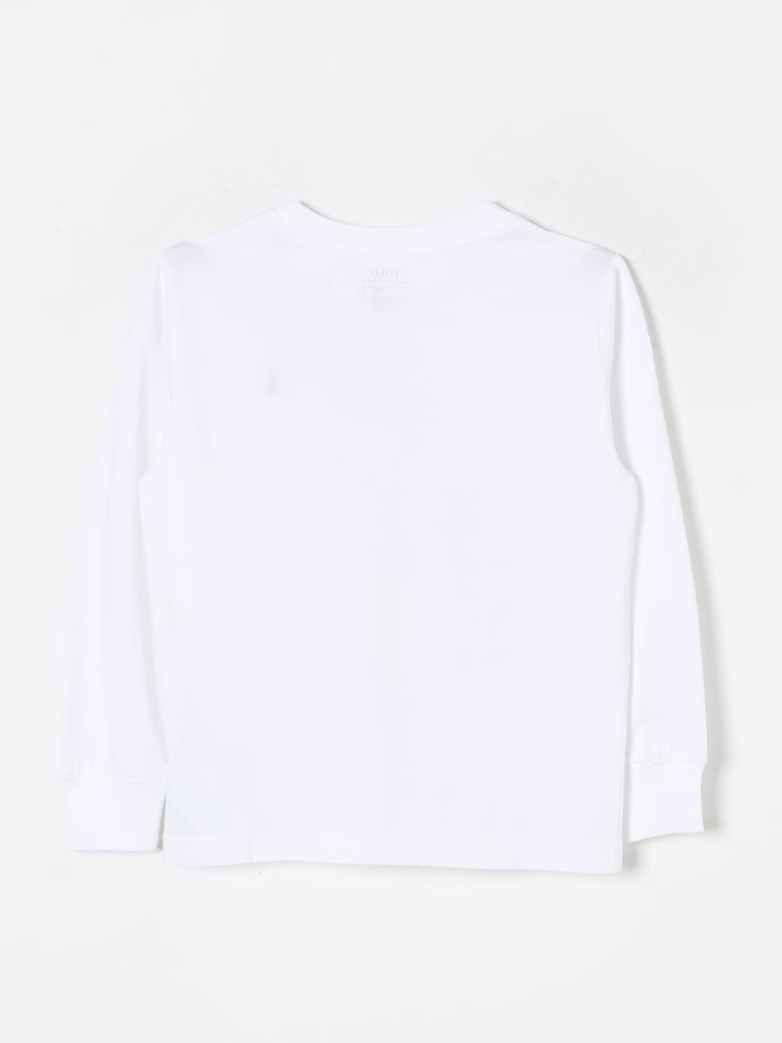 POLO RALPH LAUREN SWEATER: Polo Ralph Lauren cotton sweater with embroidered logo, White - Img 2