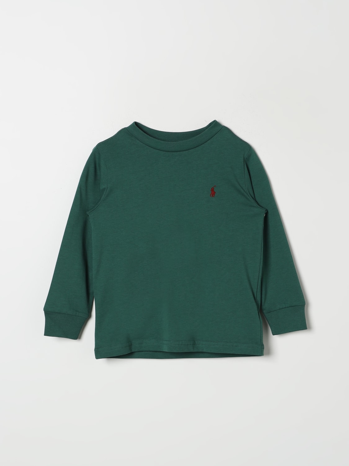 POLO RALPH LAUREN SWEATER: Polo Ralph Lauren cotton sweater, Green - Img 1