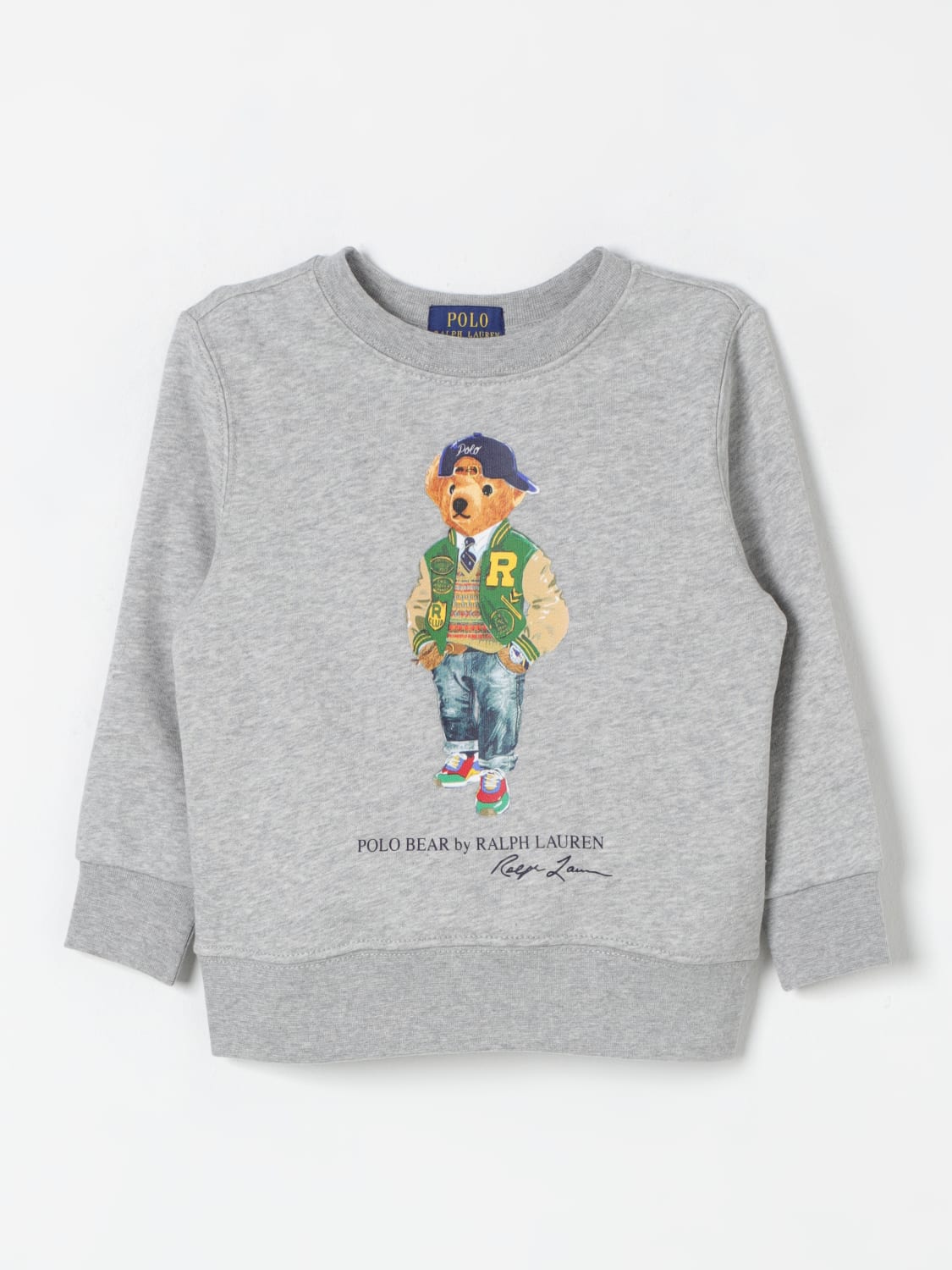 POLO RALPH LAUREN 스웨터: 스웨터 남아 Polo Ralph Lauren, 그레이 - Img 1