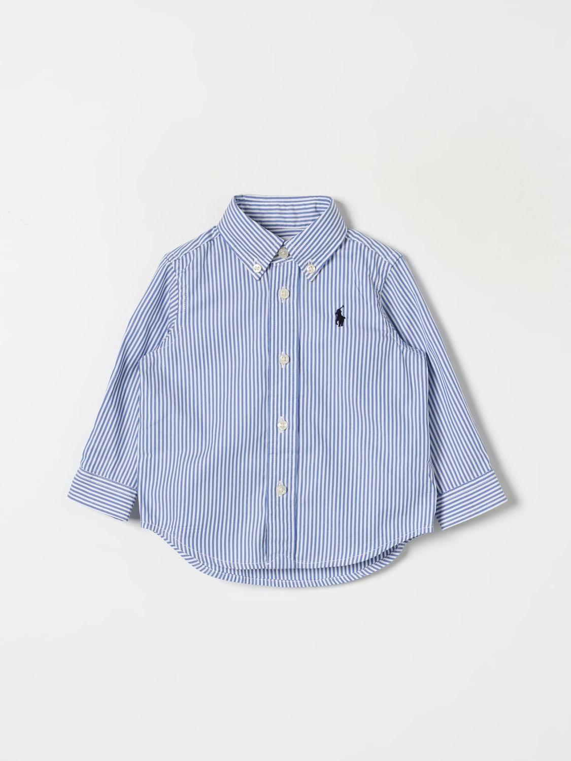 POLO RALPH LAUREN SHIRT: Shirt kids Polo Ralph Lauren, Sky Blue - Img 1