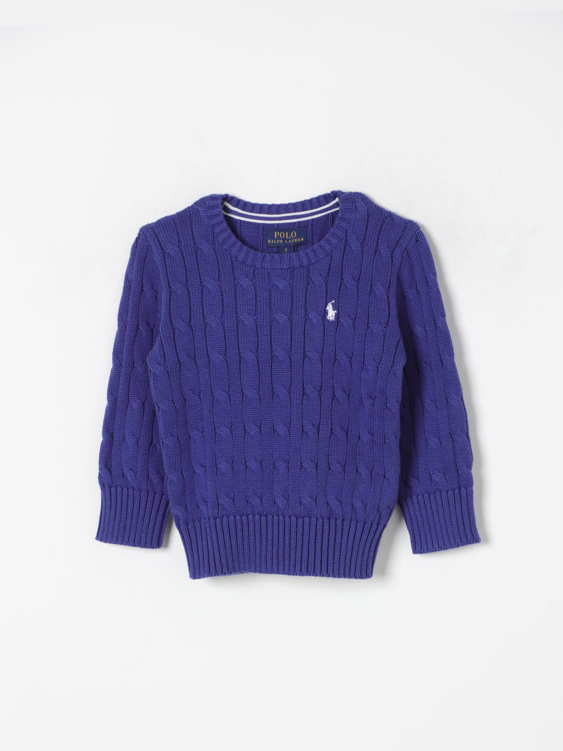 POLO RALPH LAUREN SWEATER: Sweater kids Polo Ralph Lauren, Blue - Img 1