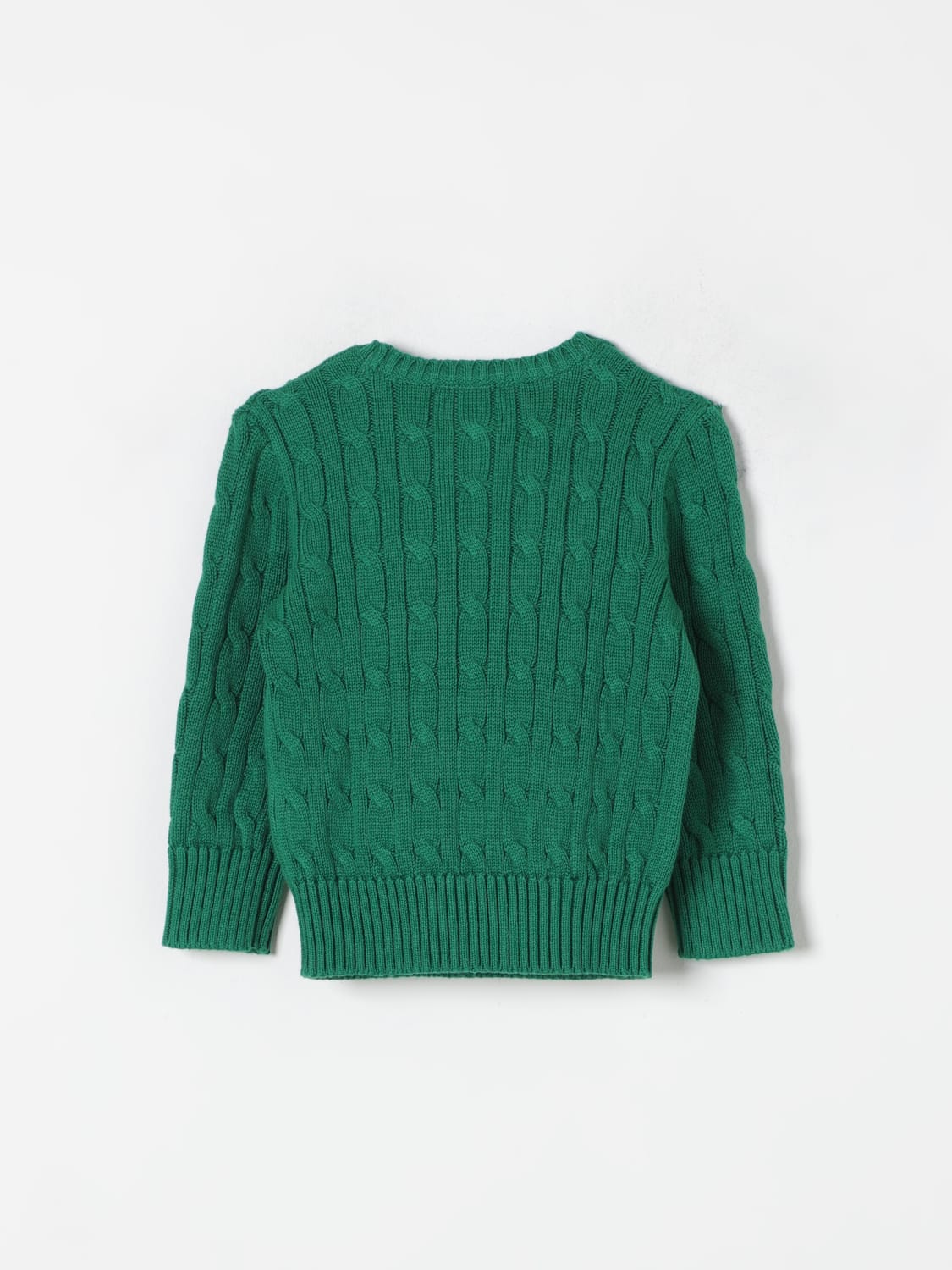 POLO RALPH LAUREN SWEATER: Sweater kids Polo Ralph Lauren, Green - Img 2