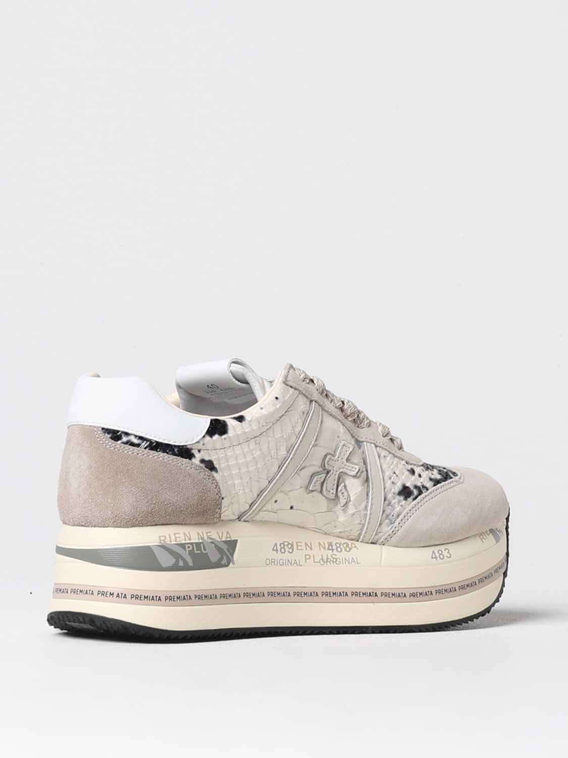 PREMIATA SNEAKERS: Sneakers Beth Premiata in pelle , Bianco - Img 3