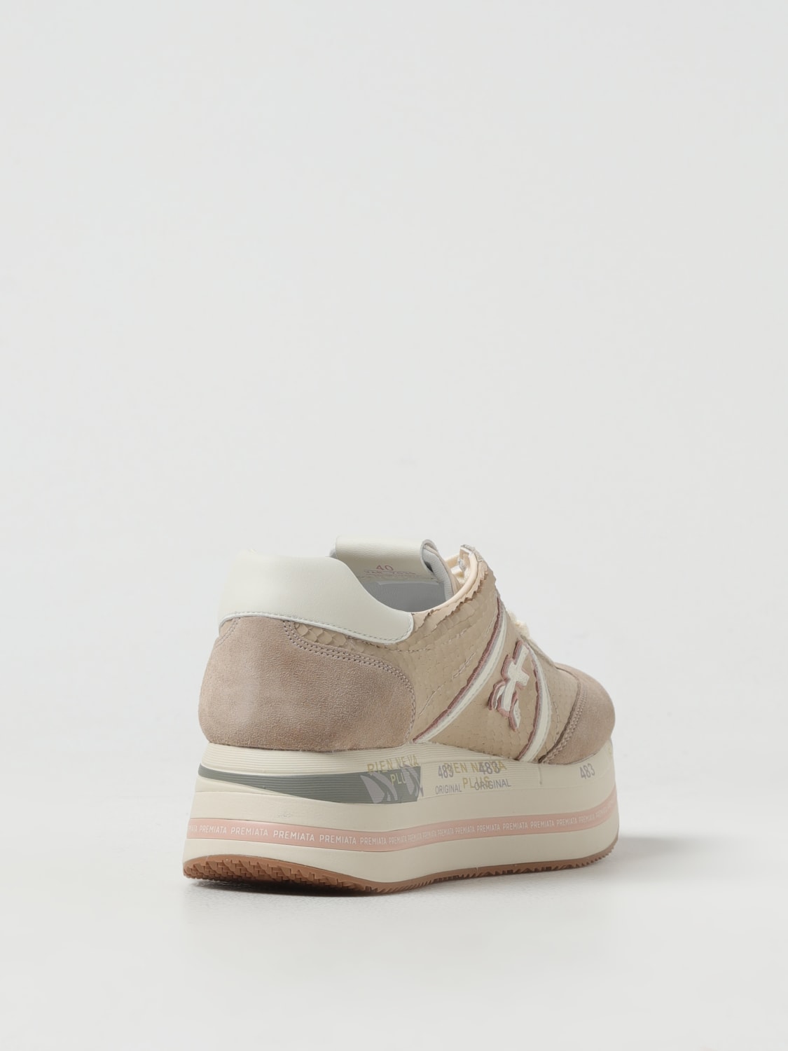 PREMIATA SNEAKERS: Sneakers woman Premiata, Beige - Img 3