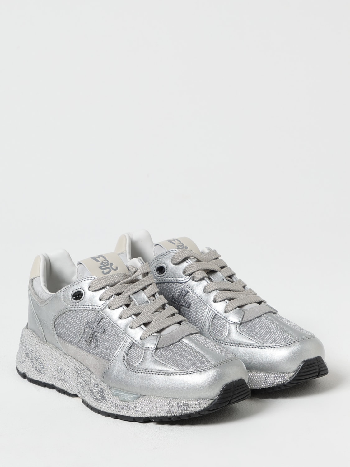 PREMIATA ZAPATILLAS: Zapatillas mujer Premiata, Plata - Img 2