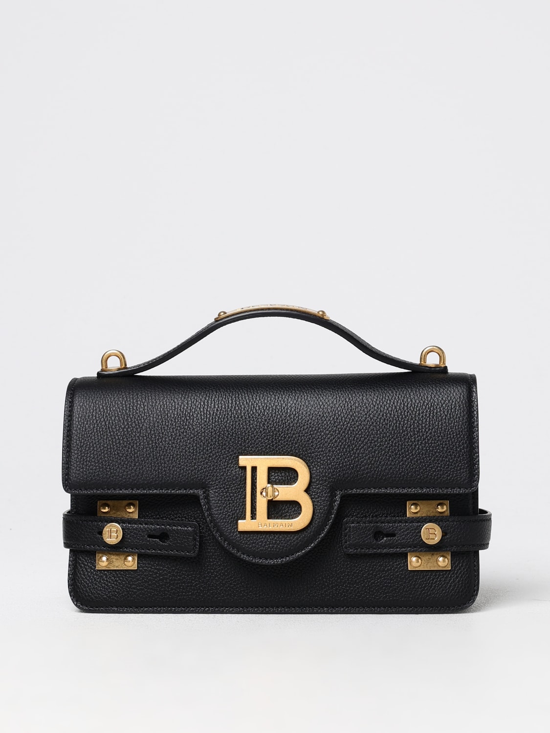 Giglio Borsa B-Buzz Balmain in pelle a grana