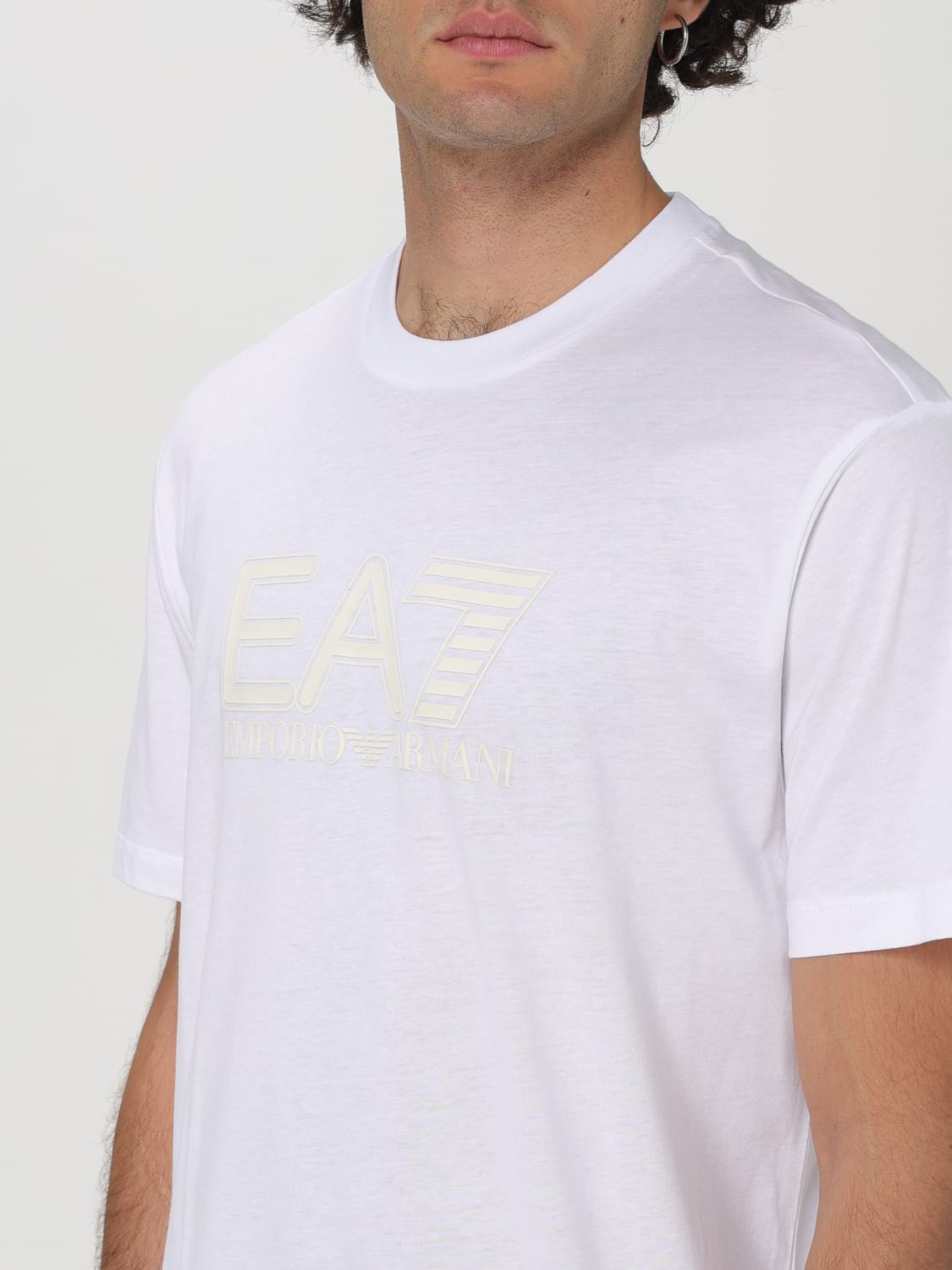 EA7 T-SHIRT: T-shirt men Ea7, White - Img 3