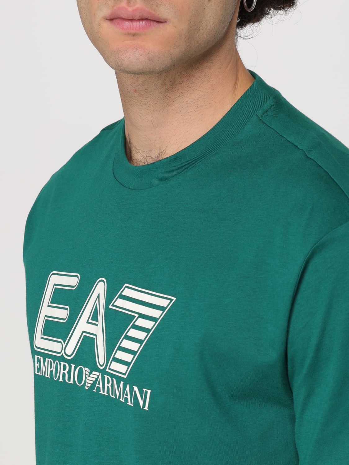 EA7 T-SHIRT: T-shirt men Ea7, Green - Img 3