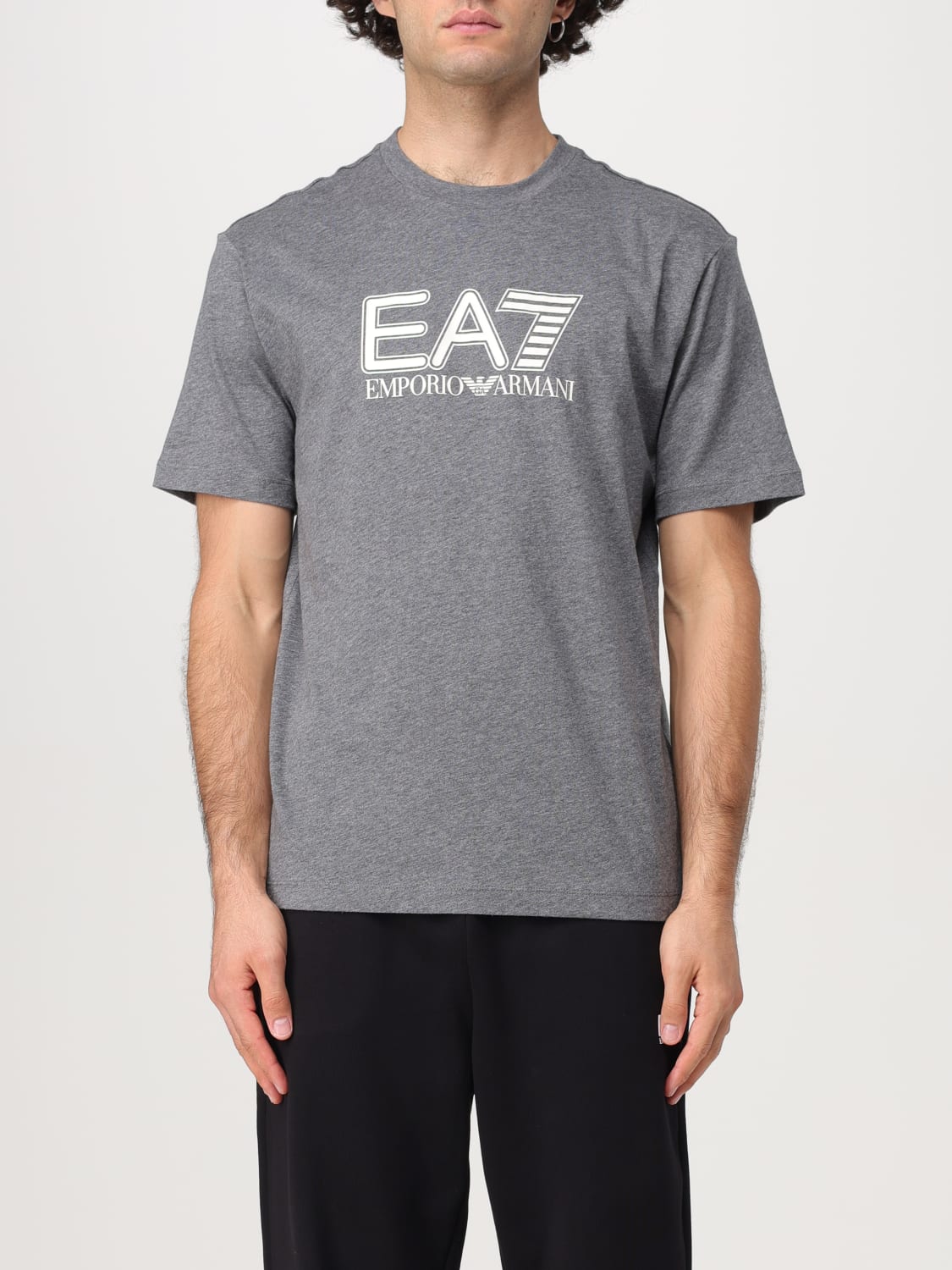 EA7 T-SHIRT: T-shirt men Ea7, Grey - Img 1