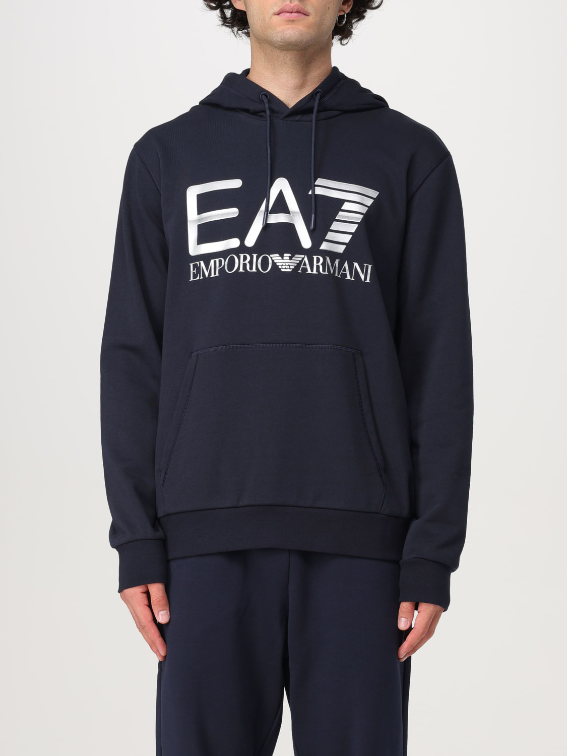 EA7 SWEATSHIRT: Sweatshirt herren Ea7, Blau - Img 1