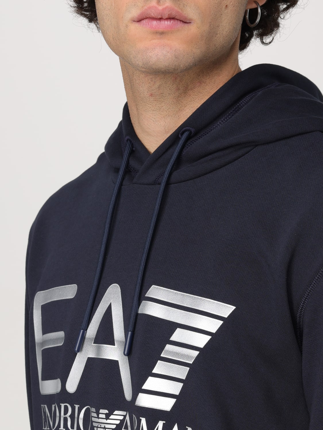 EA7 SWEATSHIRT: Sweatshirt herren Ea7, Blau - Img 3