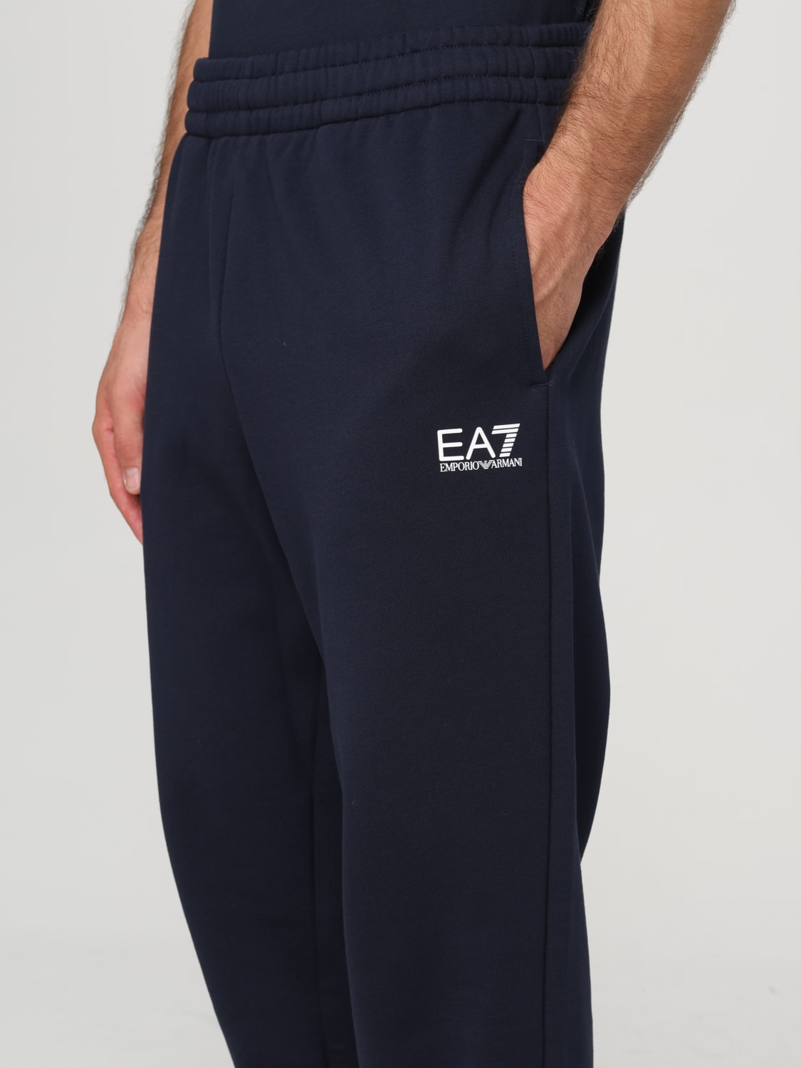 EA7 PANTS: Pants men Ea7, Blue - Img 3