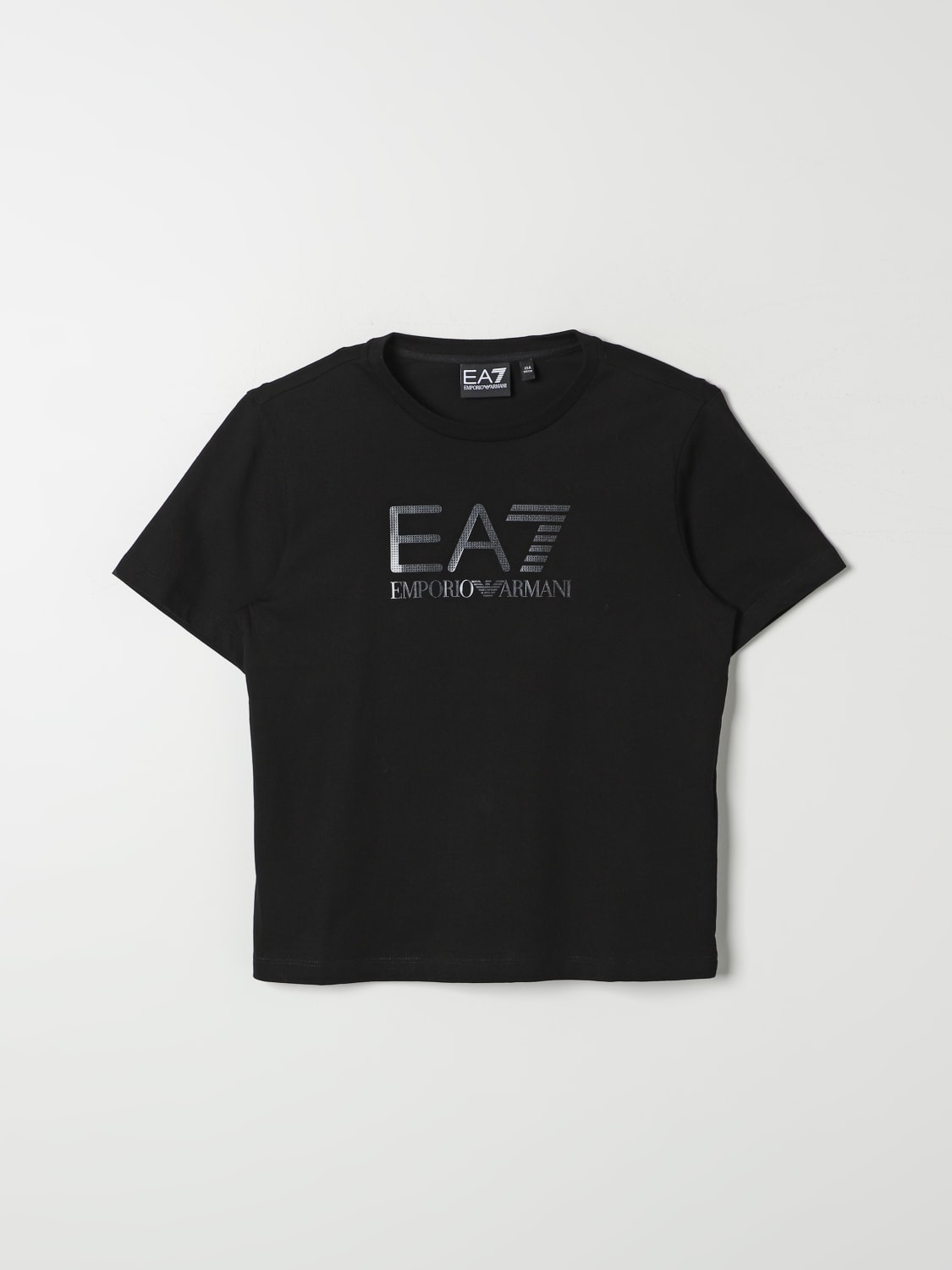 EA7 T-SHIRT: T-shirt kids Ea7, Black - Img 1