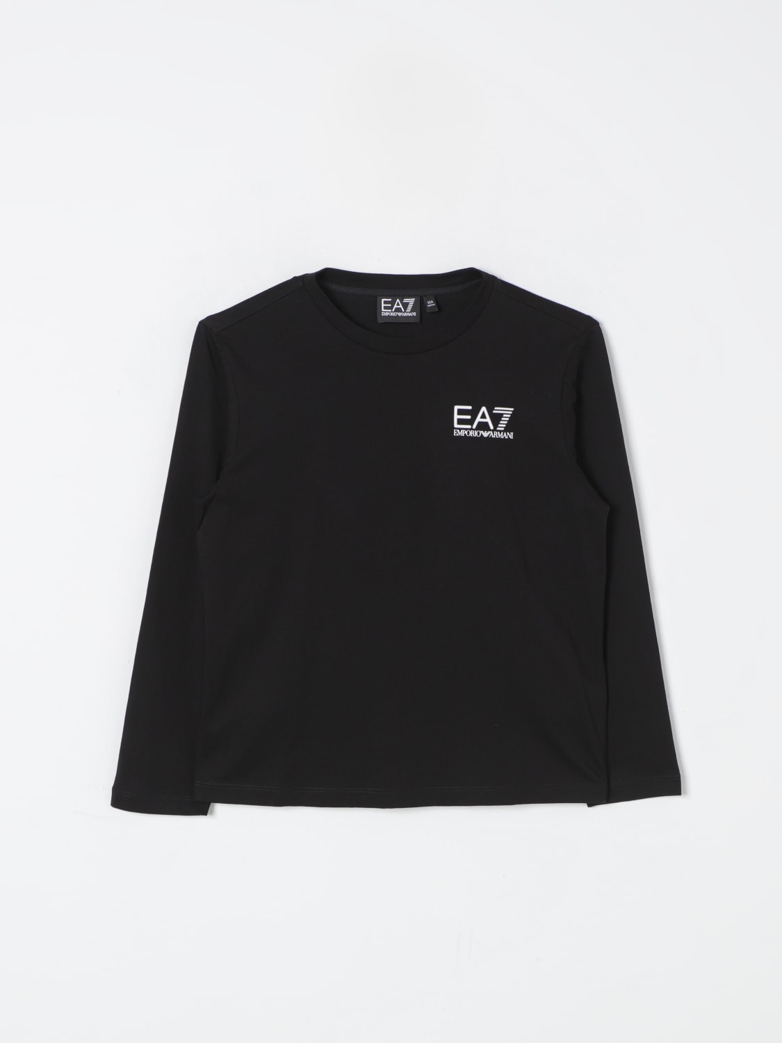 EA7 T-SHIRT: T-shirt basic con logo Ea7, Nero - Img 1