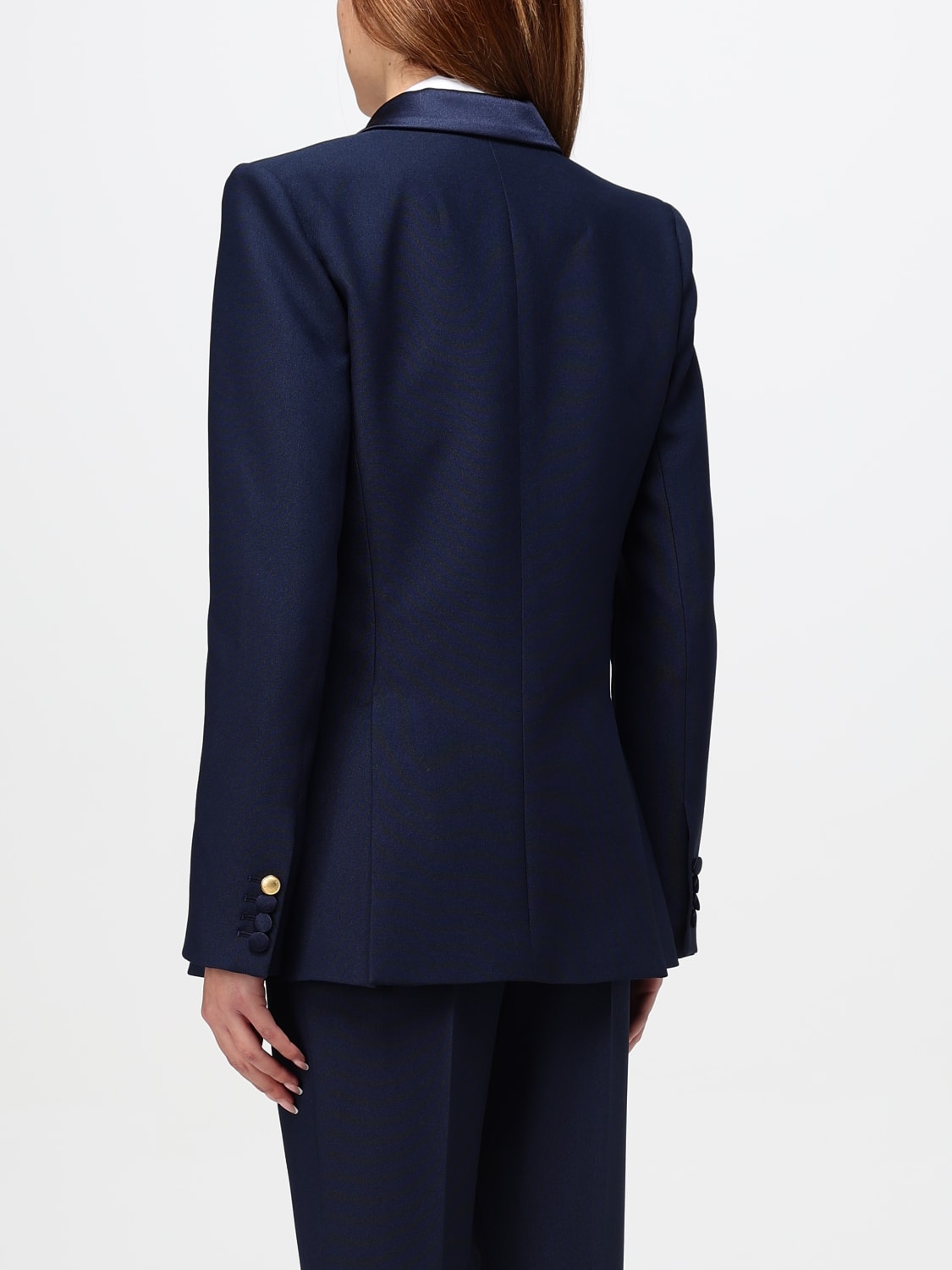 HEBE STUDIO BLAZER: Blazer femme Hebe Studio, Bleu Marine - Img 3