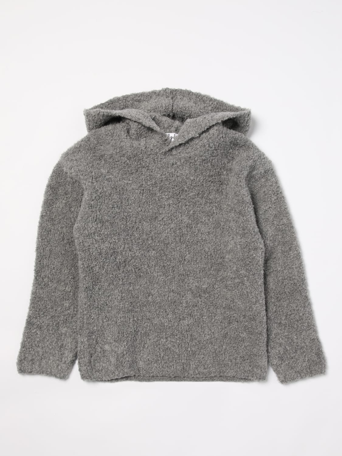 IL GUFO SWEATER: Sweater kids Il Gufo, Grey - Img 1