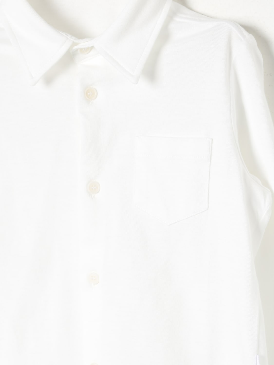 IL GUFO CAMISA: Camisa niños Il Gufo, Blanco - Img 3