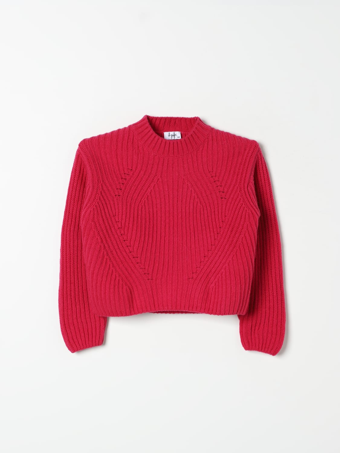 IL GUFO SWEATER: Sweater kids Il Gufo, Fuchsia - Img 1