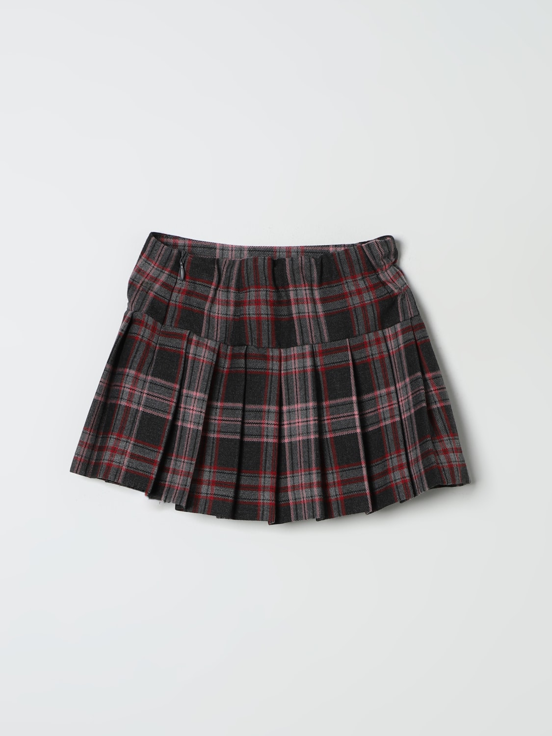 IL GUFO SKIRT: Skirt kids Il Gufo, Grey - Img 2