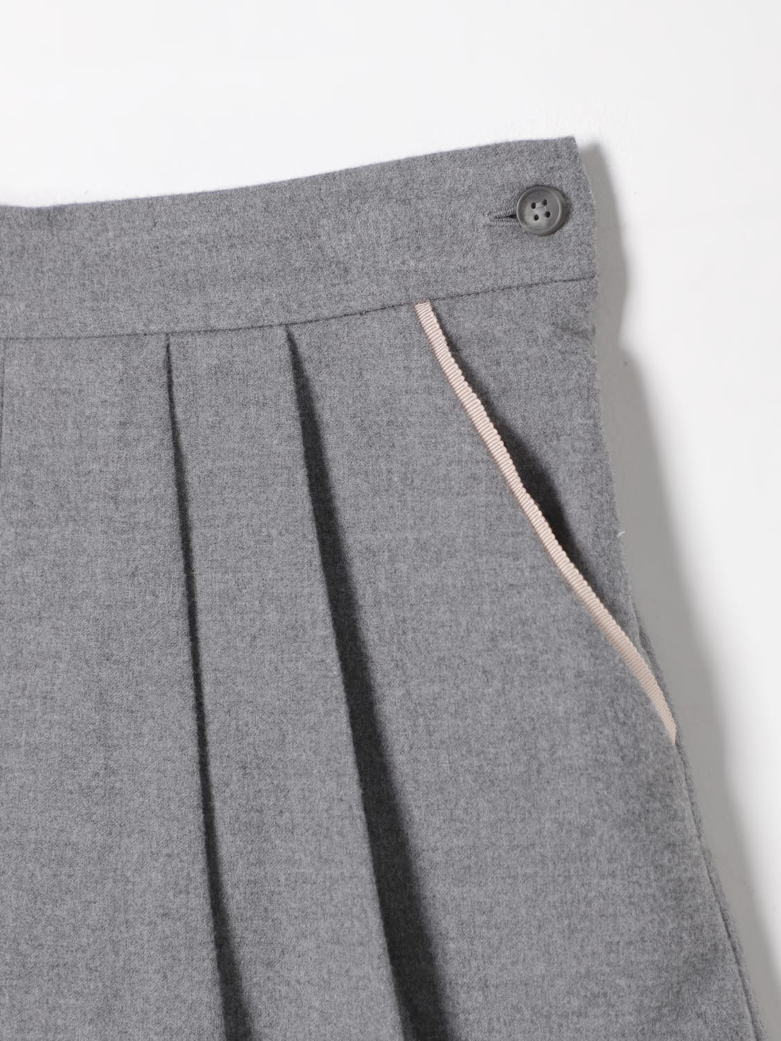 IL GUFO スカート: スカート ボーイ Il Gufo, グレー - Img 3