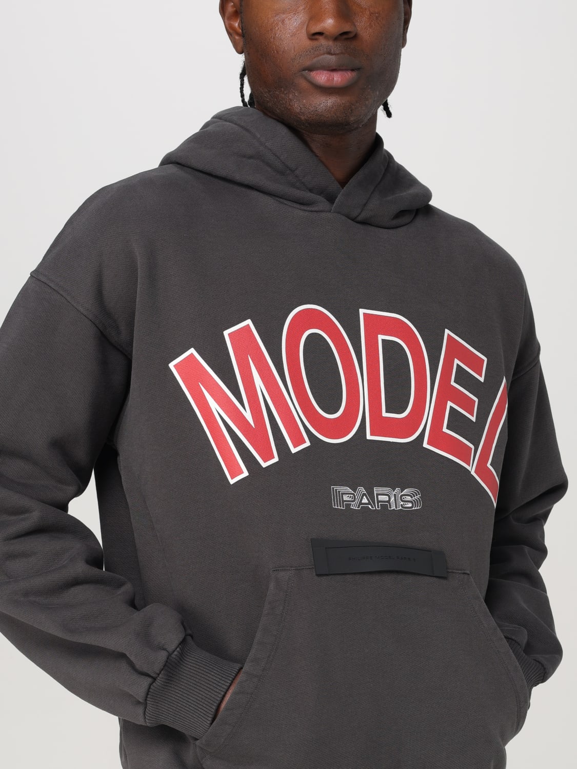 PHILIPPE MODEL SWEATSHIRT: Sweatshirt men Philippe Model, Black - Img 3