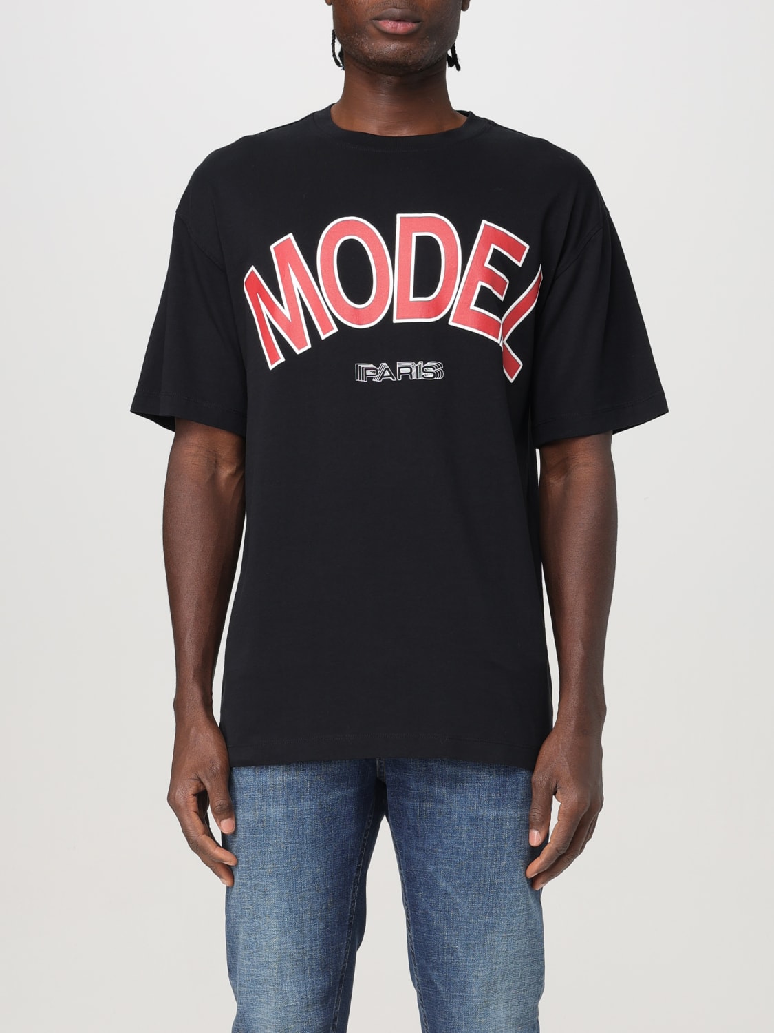 PHILIPPE MODEL T-SHIRT: T-shirt men Philippe Model, Black - Img 1