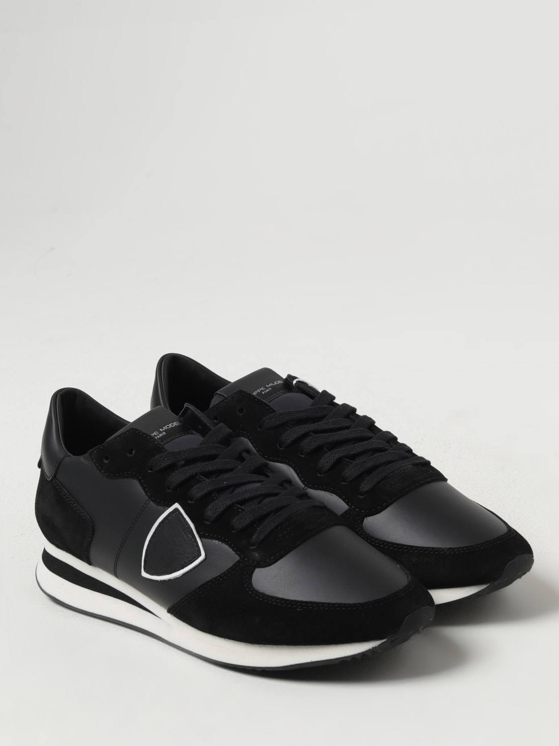 PHILIPPE MODEL SNEAKERS: Sneakers men Philippe Model, Black - Img 2