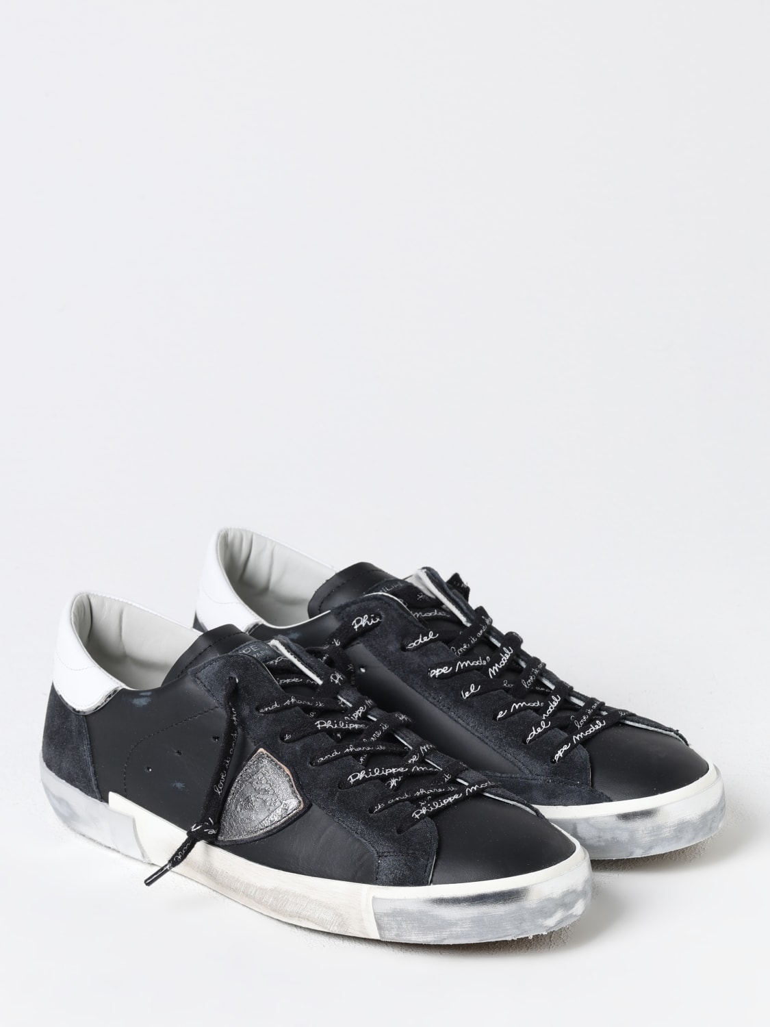 PHILIPPE MODEL SNEAKERS: Sneakers men Philippe Model, Black - Img 2