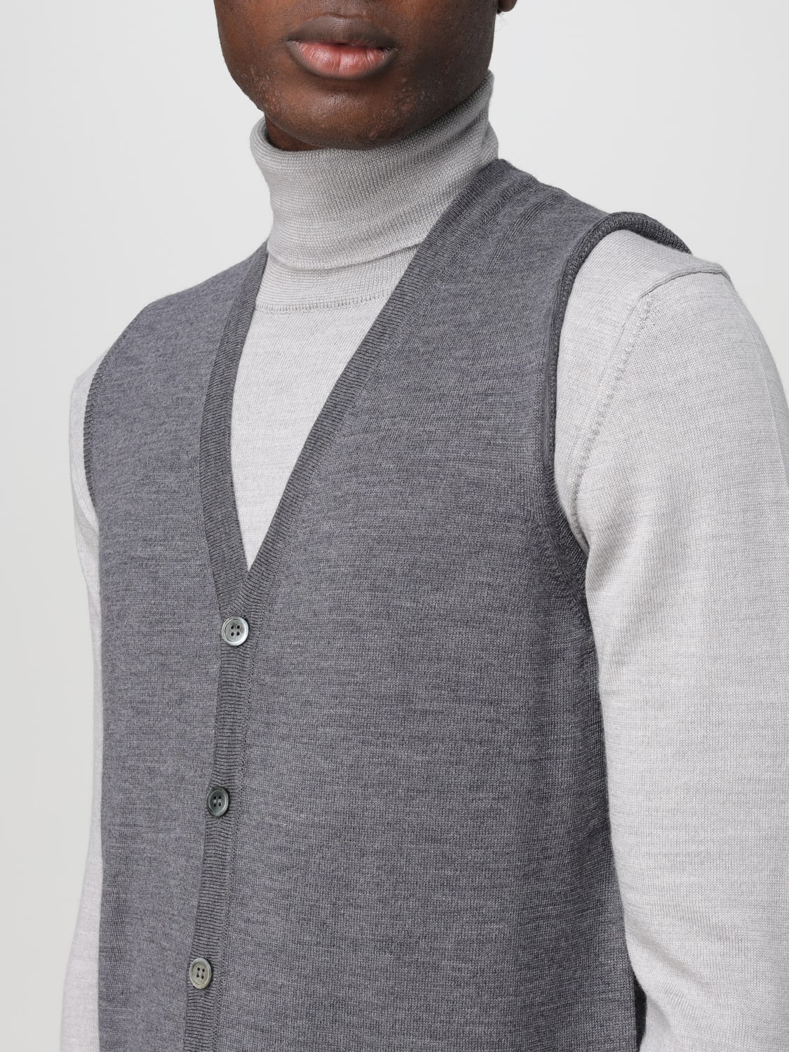 XC SUIT VEST: Sweater men XC, Grey - Img 3