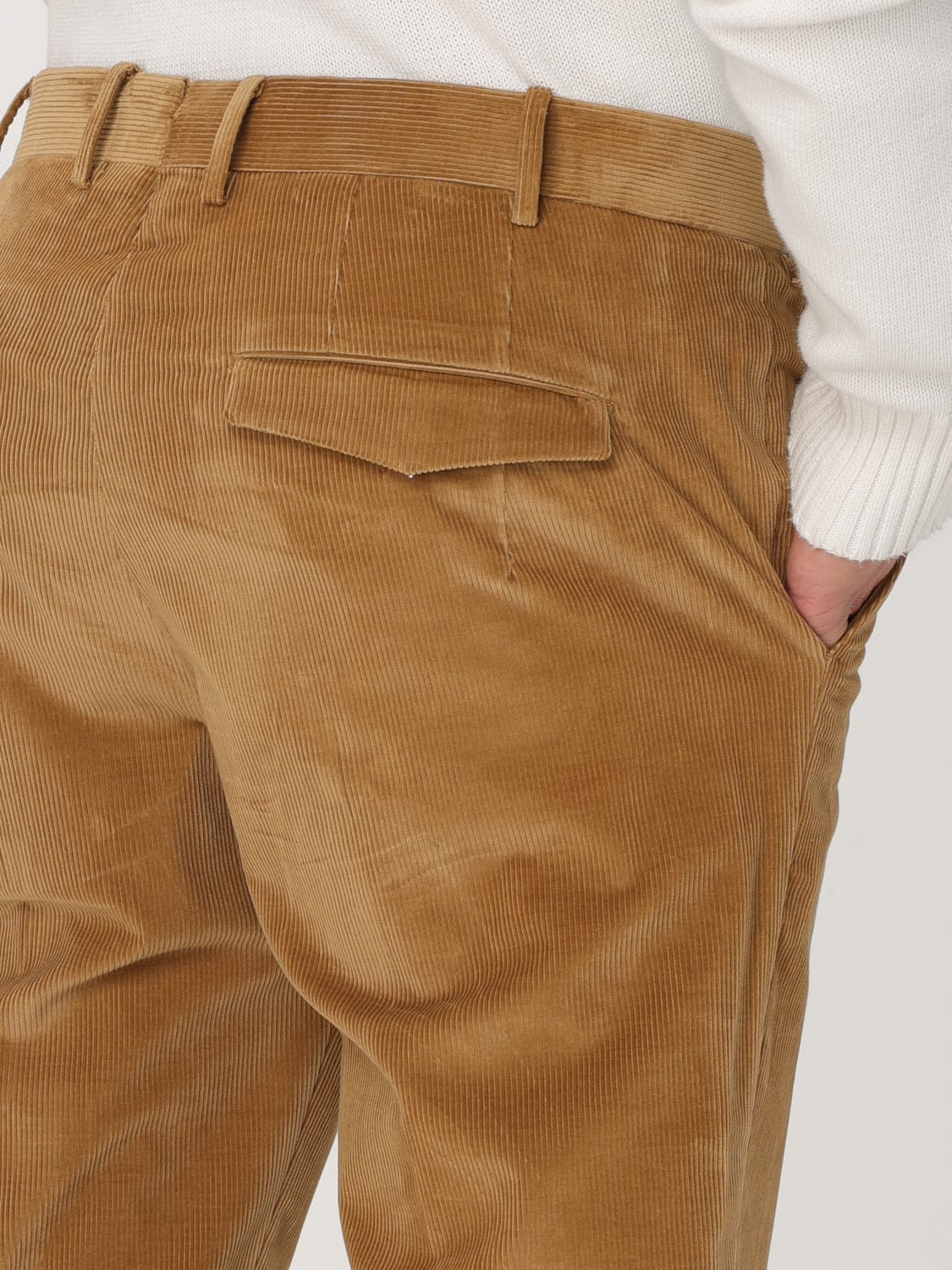 PT TORINO 팬츠: 팬츠 남성 Pt Torino, 카멜 - Img 3