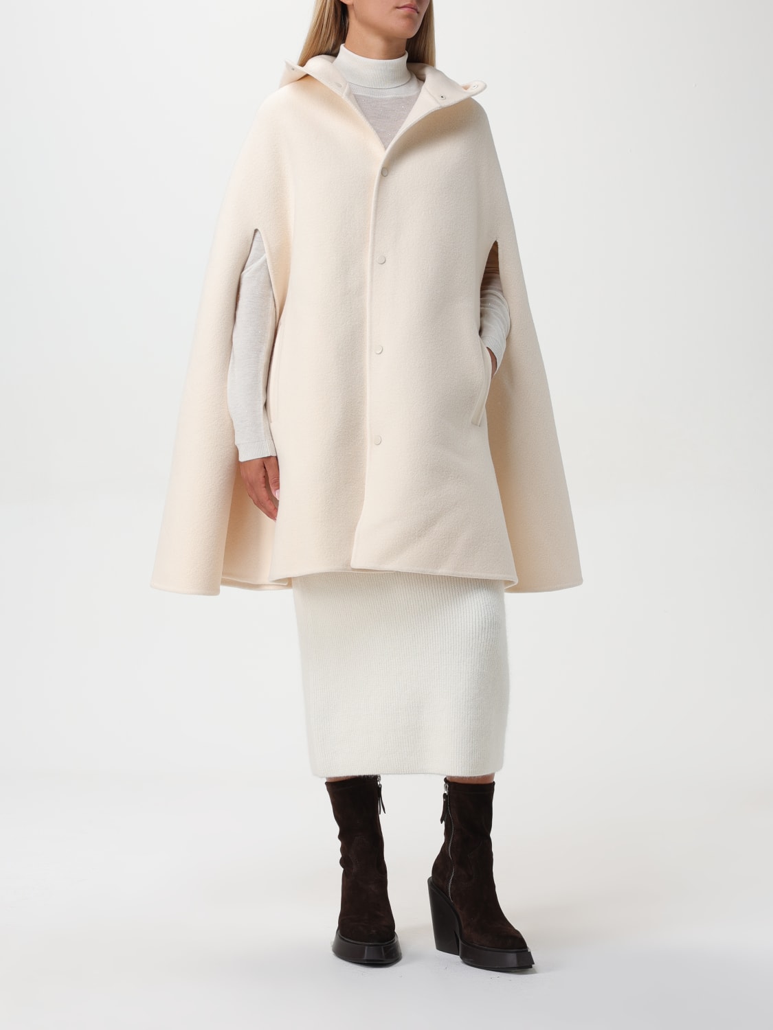 FABIANA FILIPPI COAT: Coat woman Fabiana Filippi, Butter - Img 2